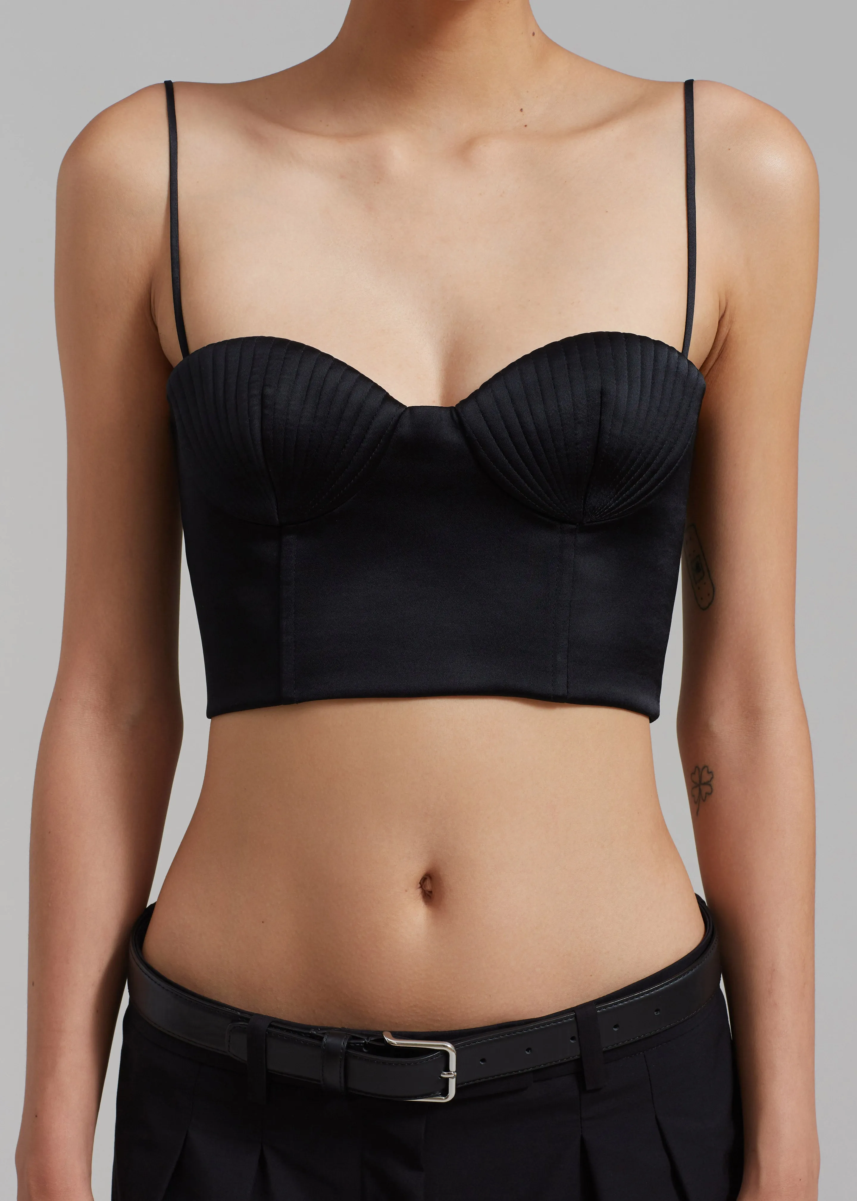 Bevza Seashell Top - Black sold by Frankie Shop product image thumbnail 3