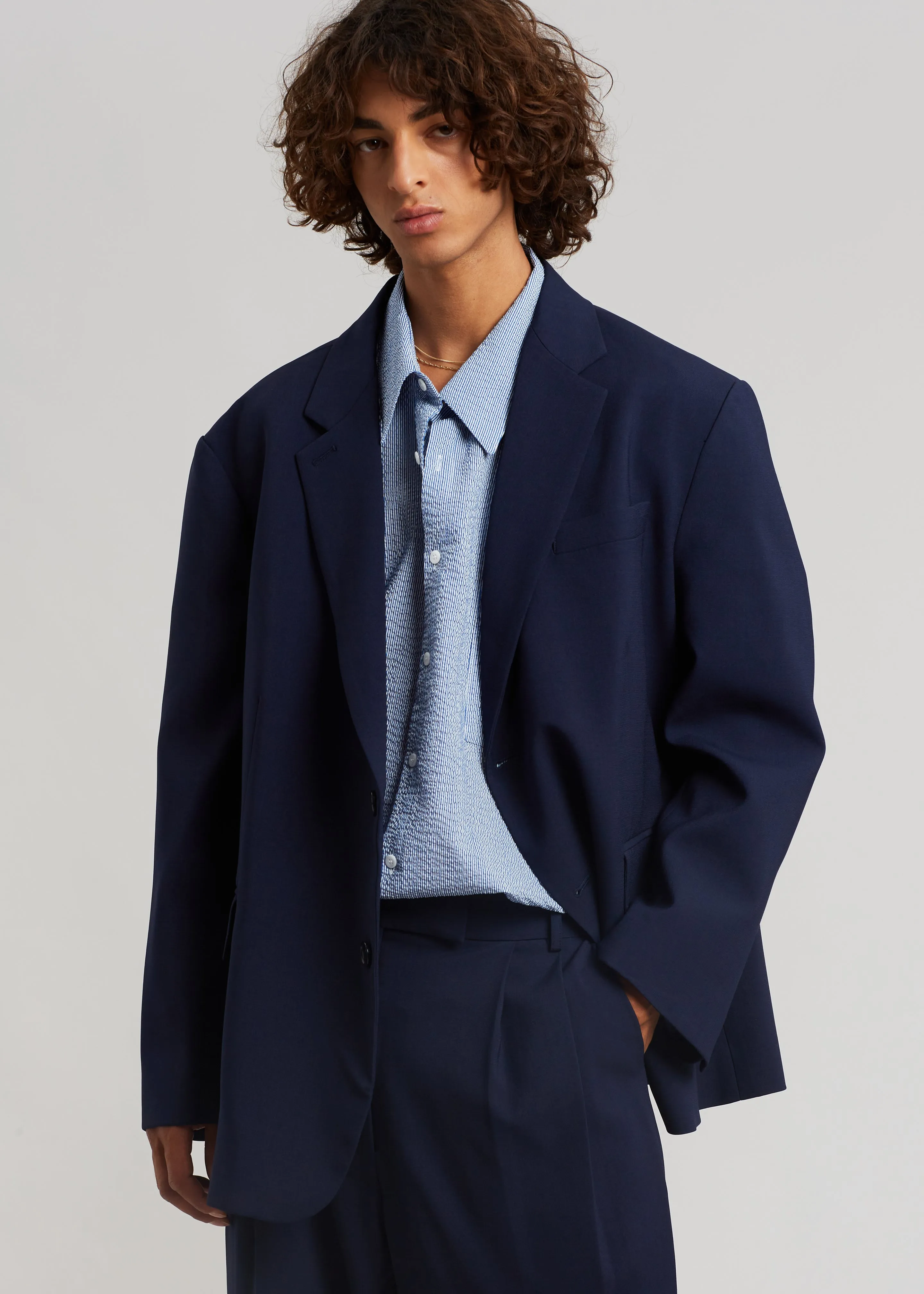 Beo Blazer - Blue sold by Frankie Shop product image thumbnail 2