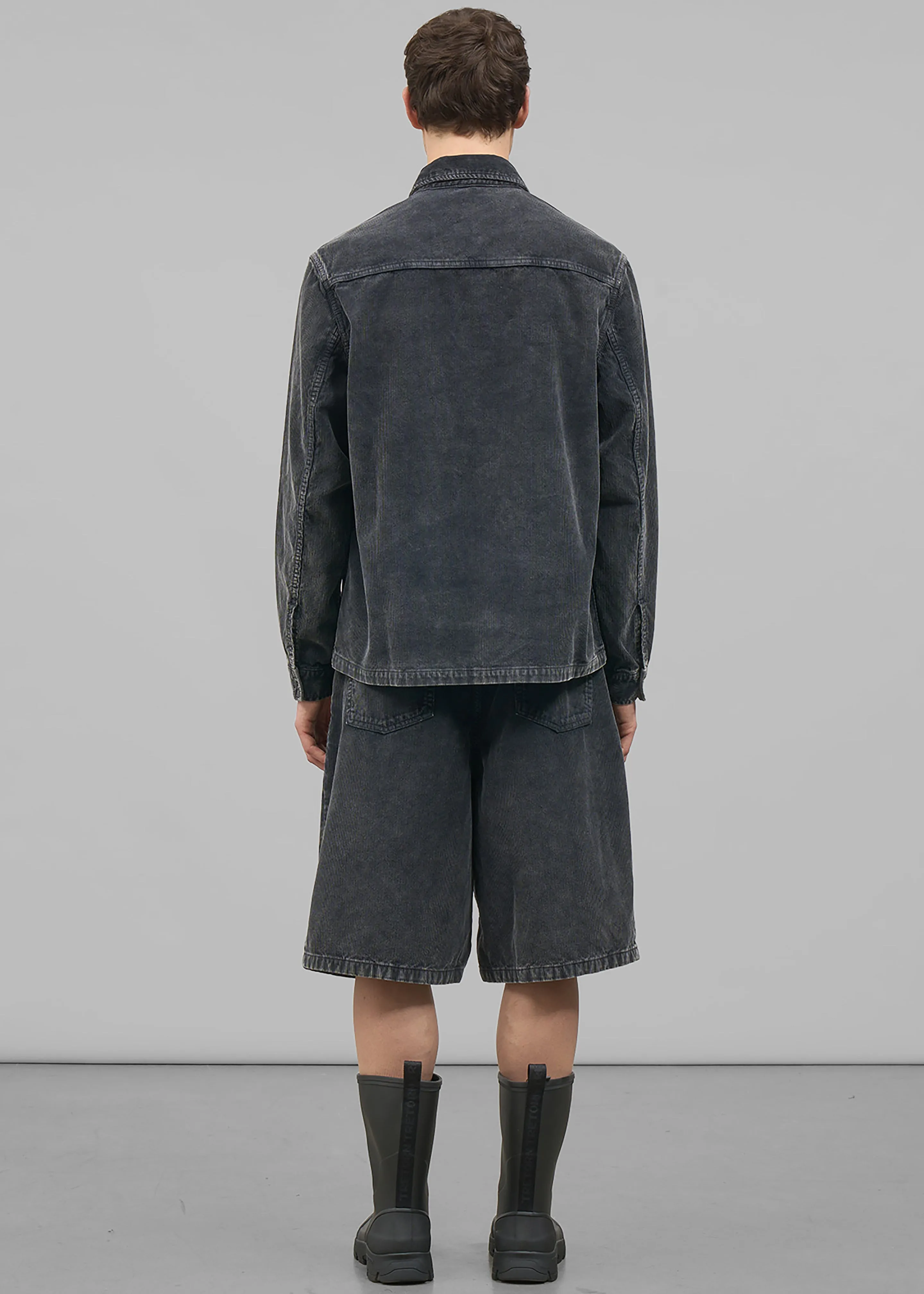Haikure Richie BB Velvet Shirt - Black sold by Frankie Shop product image thumbnail 5