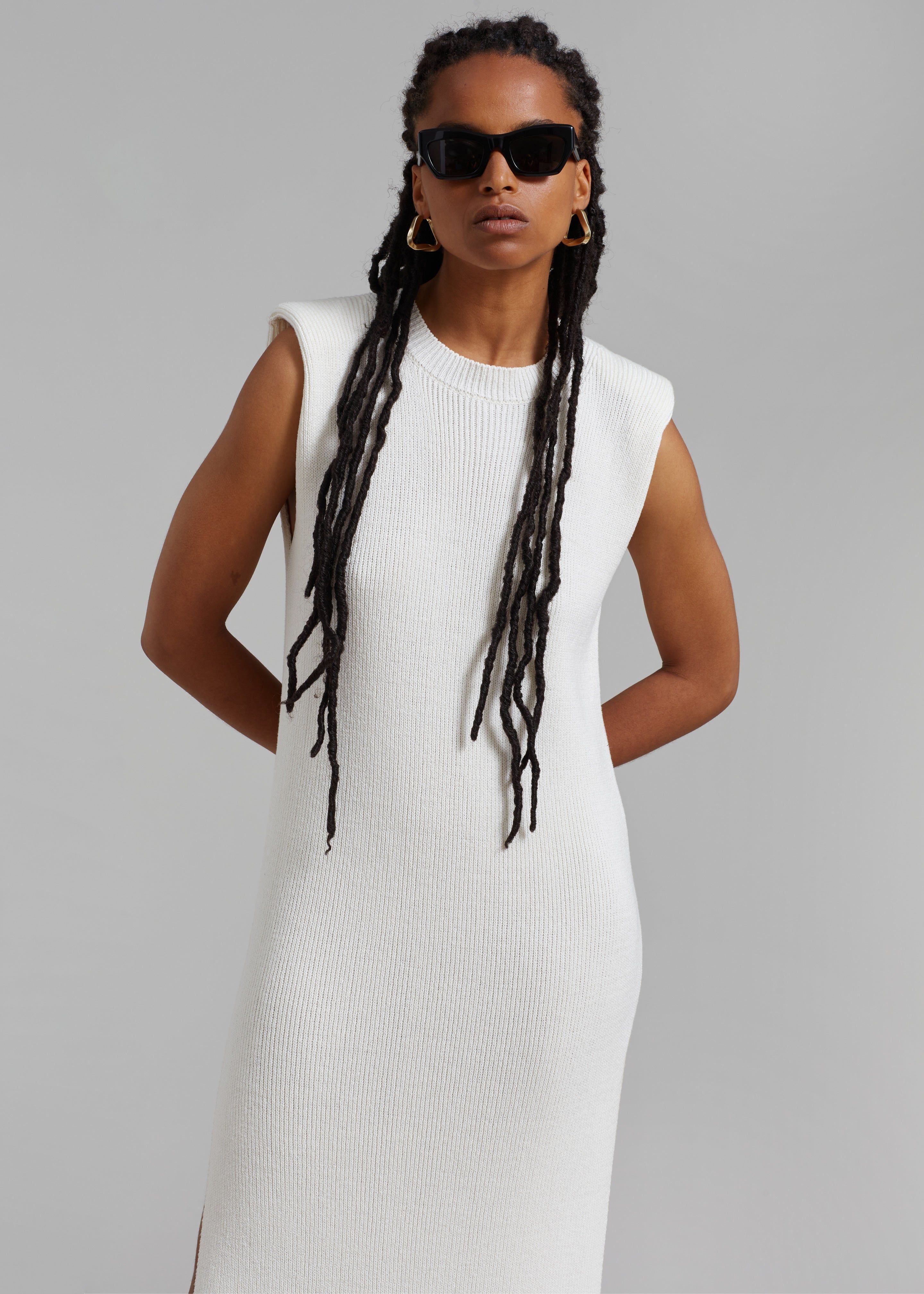 Wren Sleeveless Knit Dress - White sold by Frankie Shop product image thumbnail 8