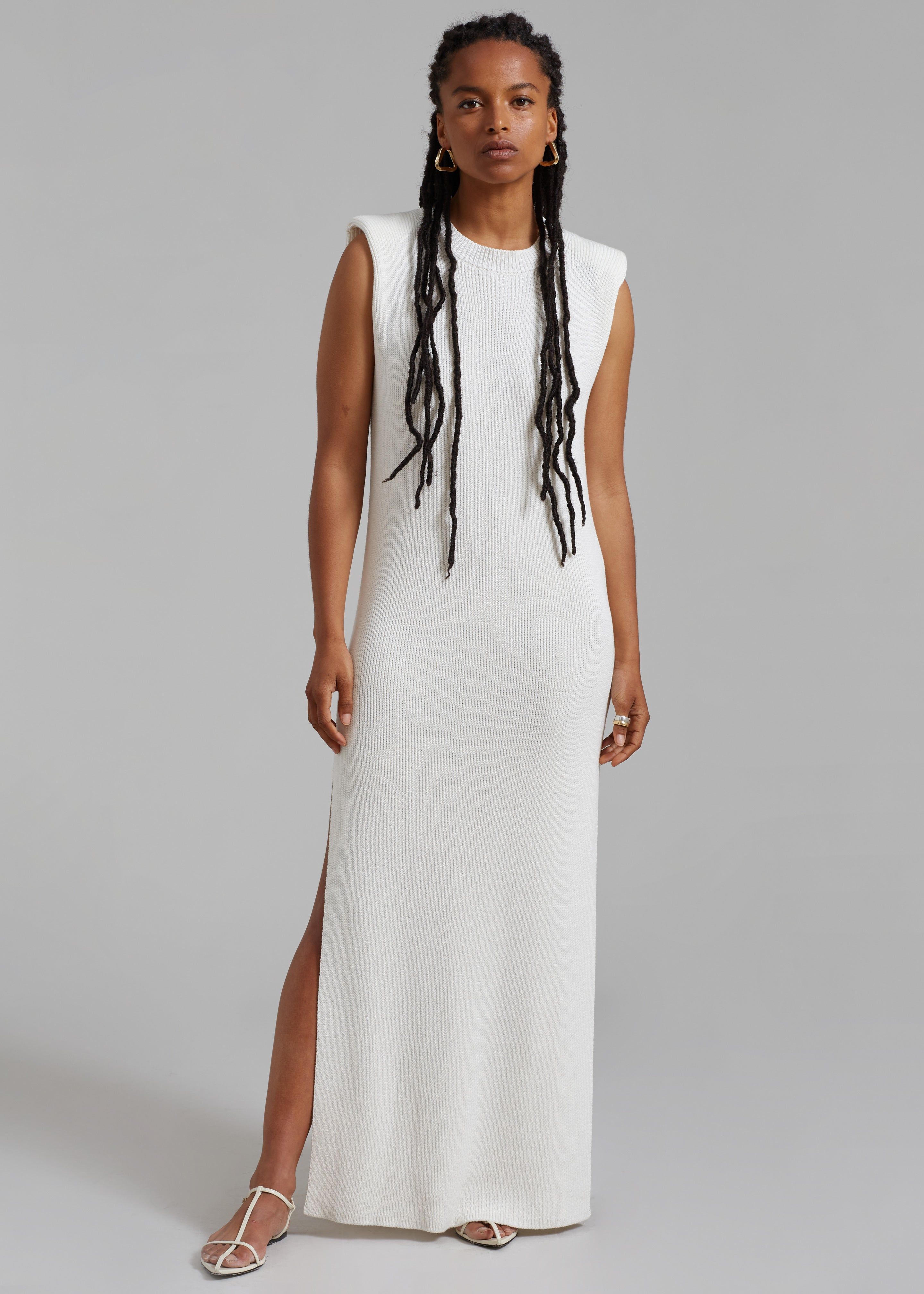 Wren Sleeveless Knit Dress - White sold by Frankie Shop product image thumbnail 5