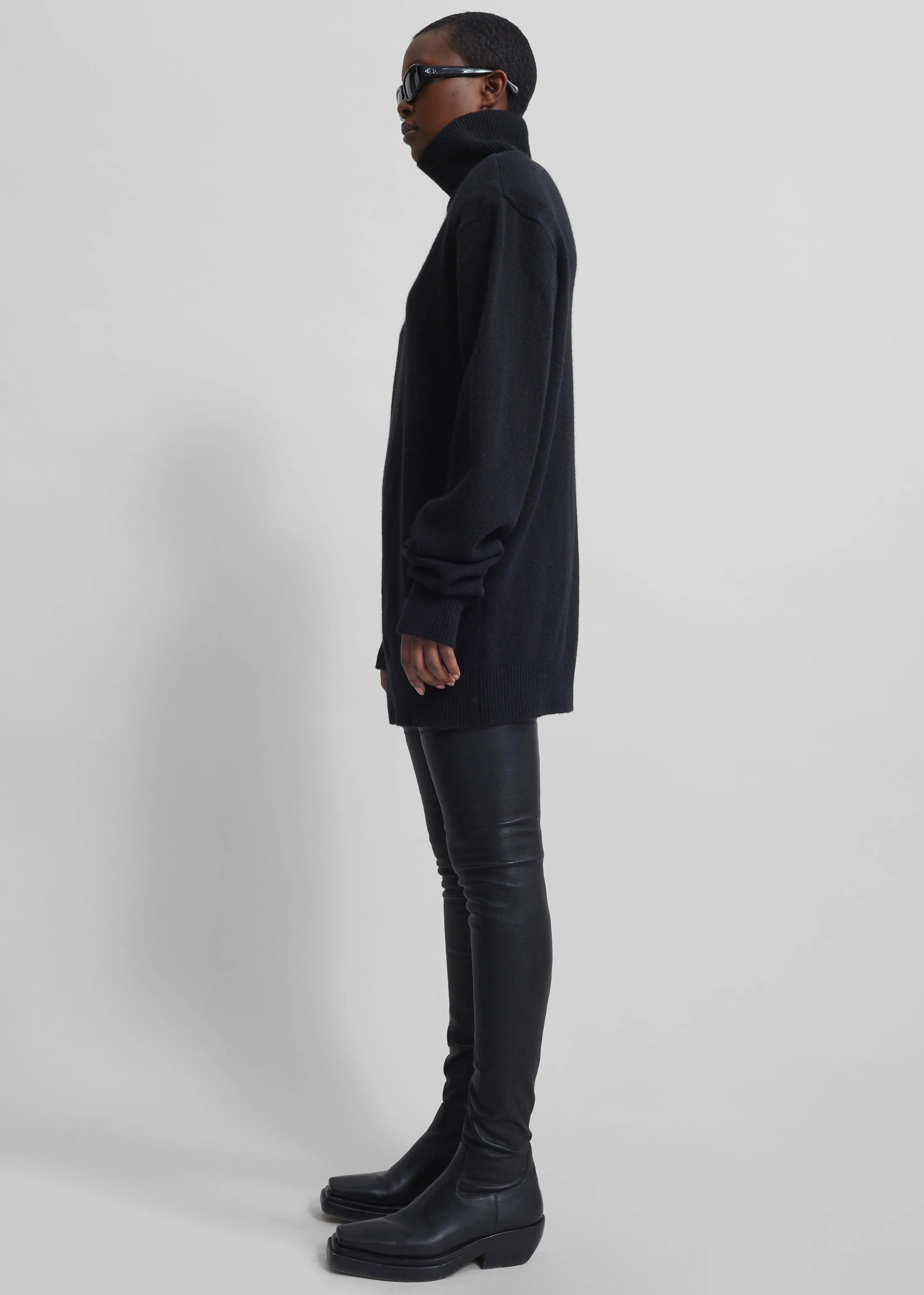 Emilia Mini Padded Sweater Dress - Black sold by Frankie Shop product image thumbnail 4