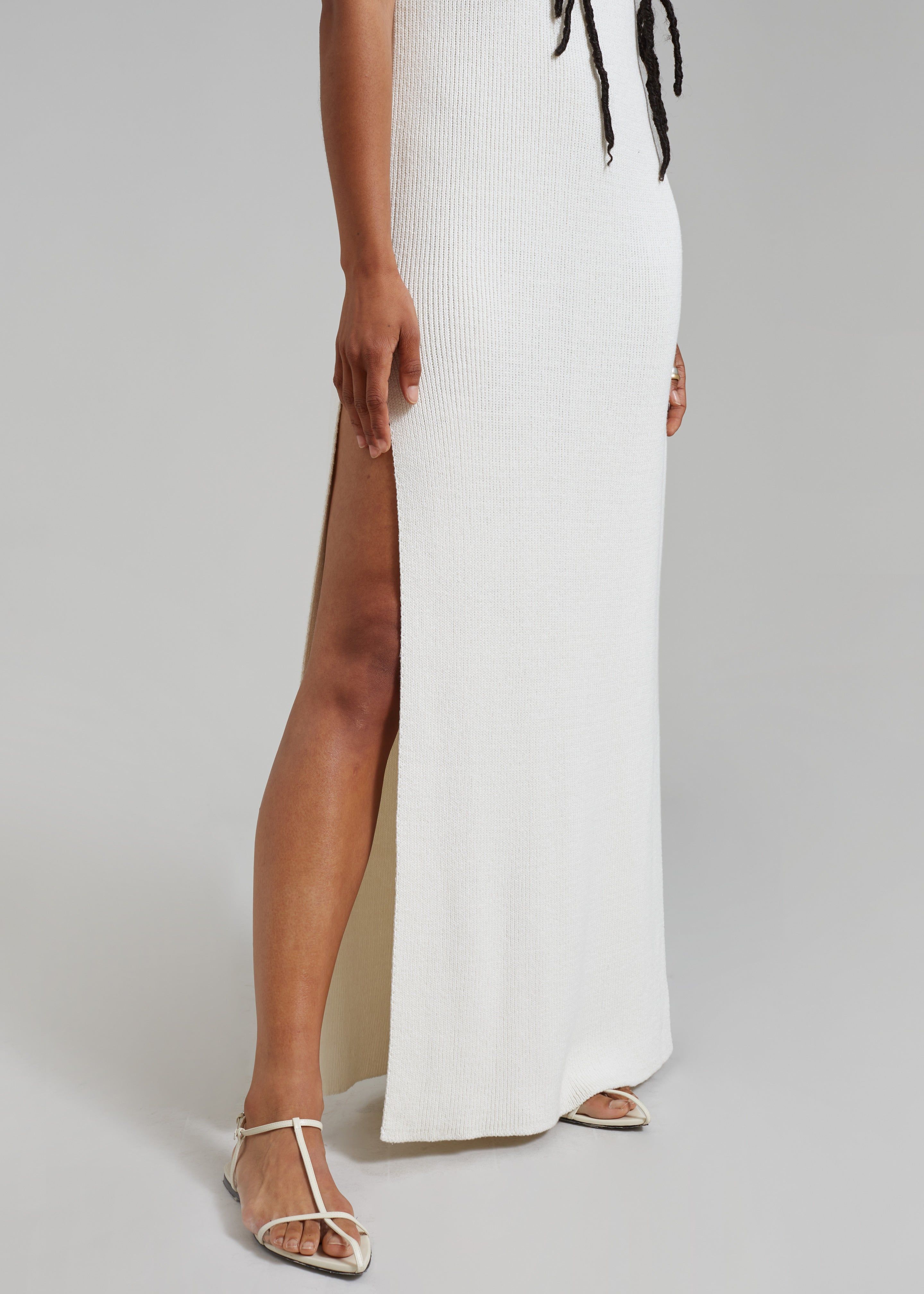Wren Sleeveless Knit Dress - White sold by Frankie Shop product image thumbnail 7