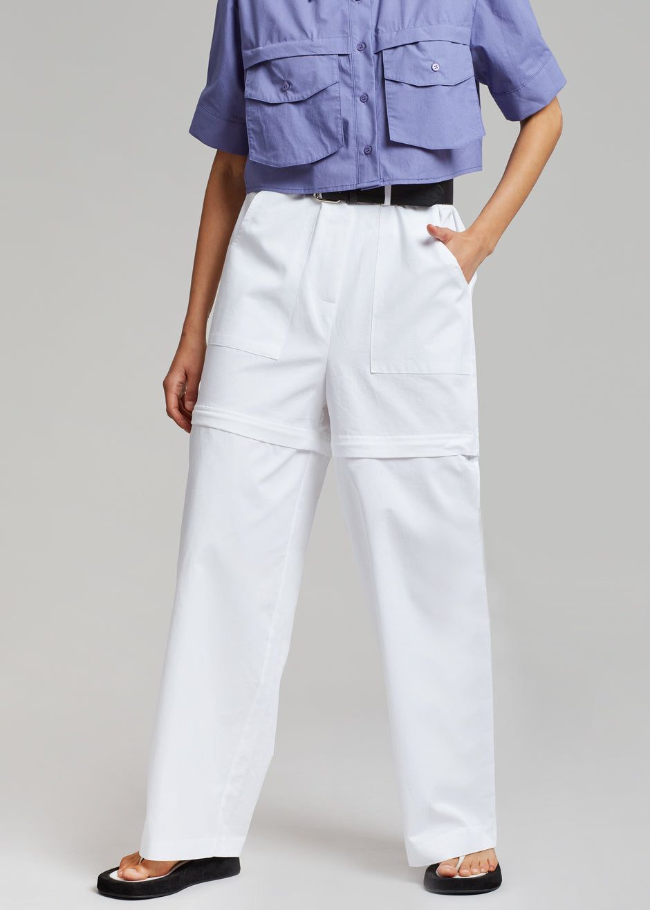Mada Belted Pants - White sold by Frankie Shop product image thumbnail 2