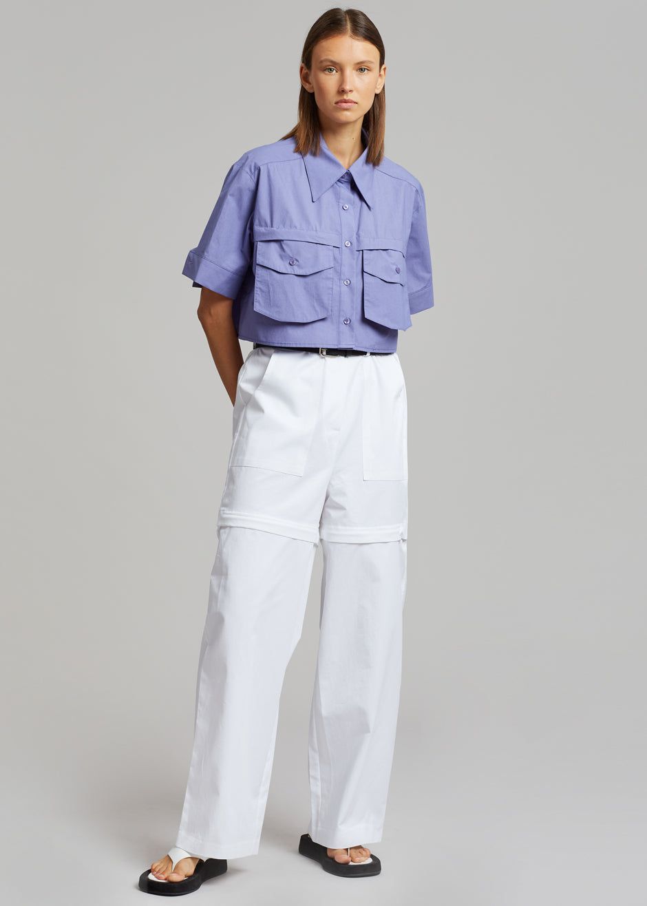 Mada Belted Pants - White sold by Frankie Shop