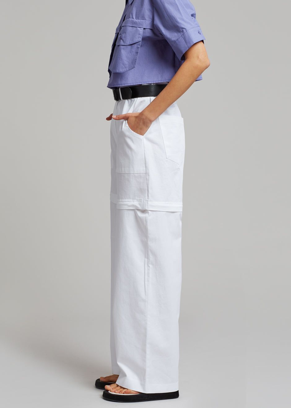 Mada Belted Pants - White sold by Frankie Shop product image thumbnail 6