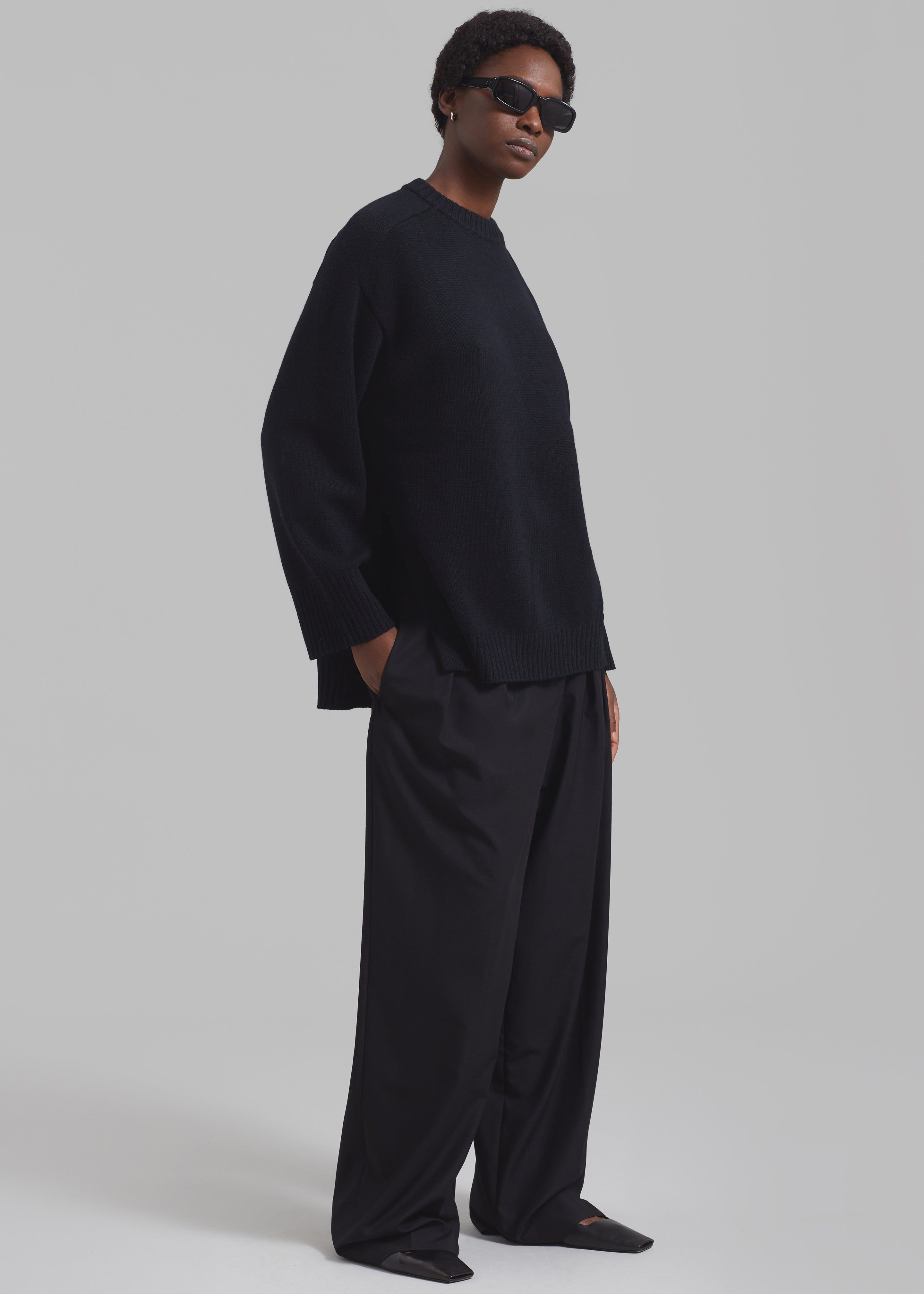 Loulou Studio Safi Sweater - Black sold by Frankie Shop product image thumbnail 5