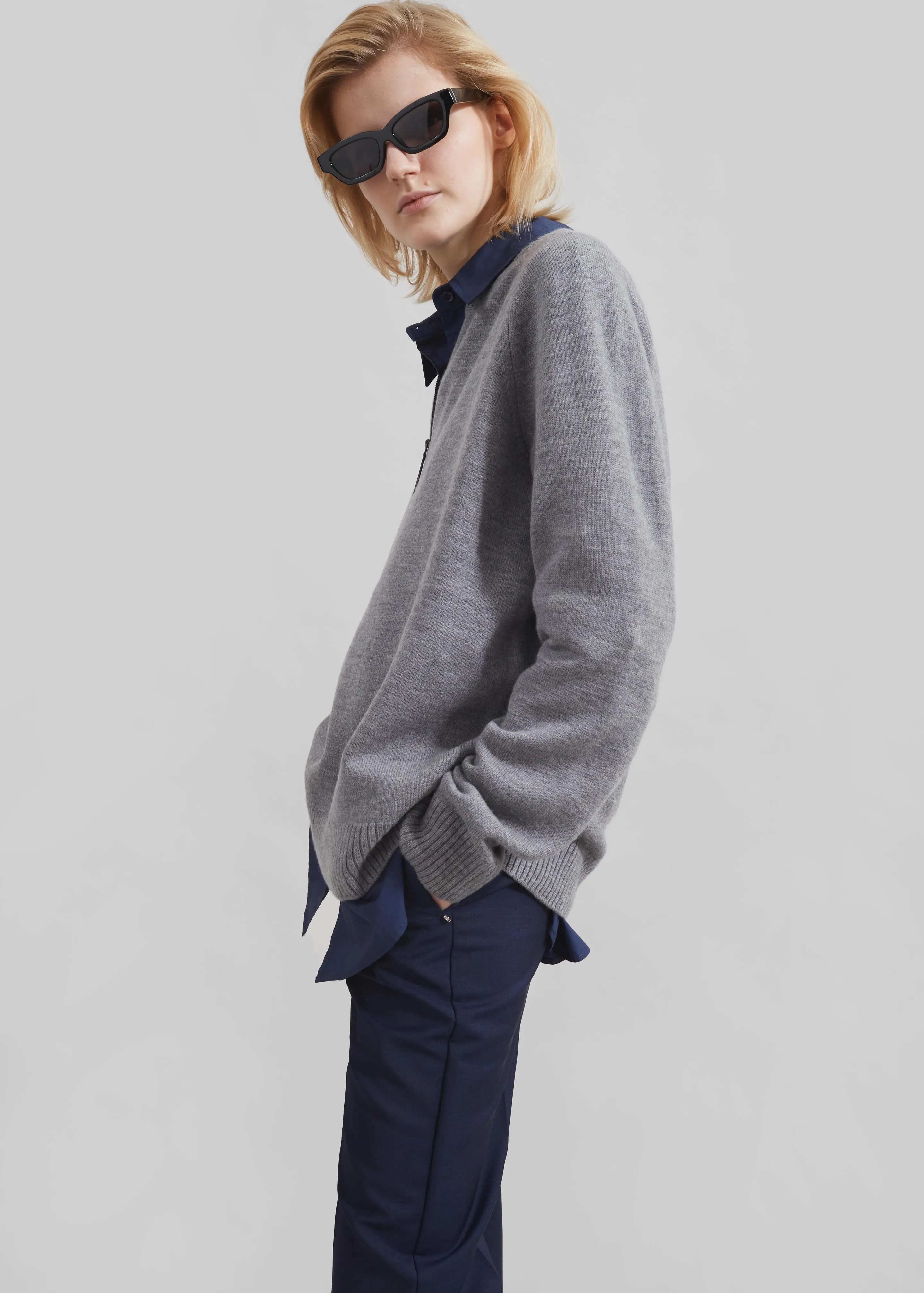 JW Anderson Wire Puller Jumper - Dark Grey sold by Frankie Shop product image thumbnail 3