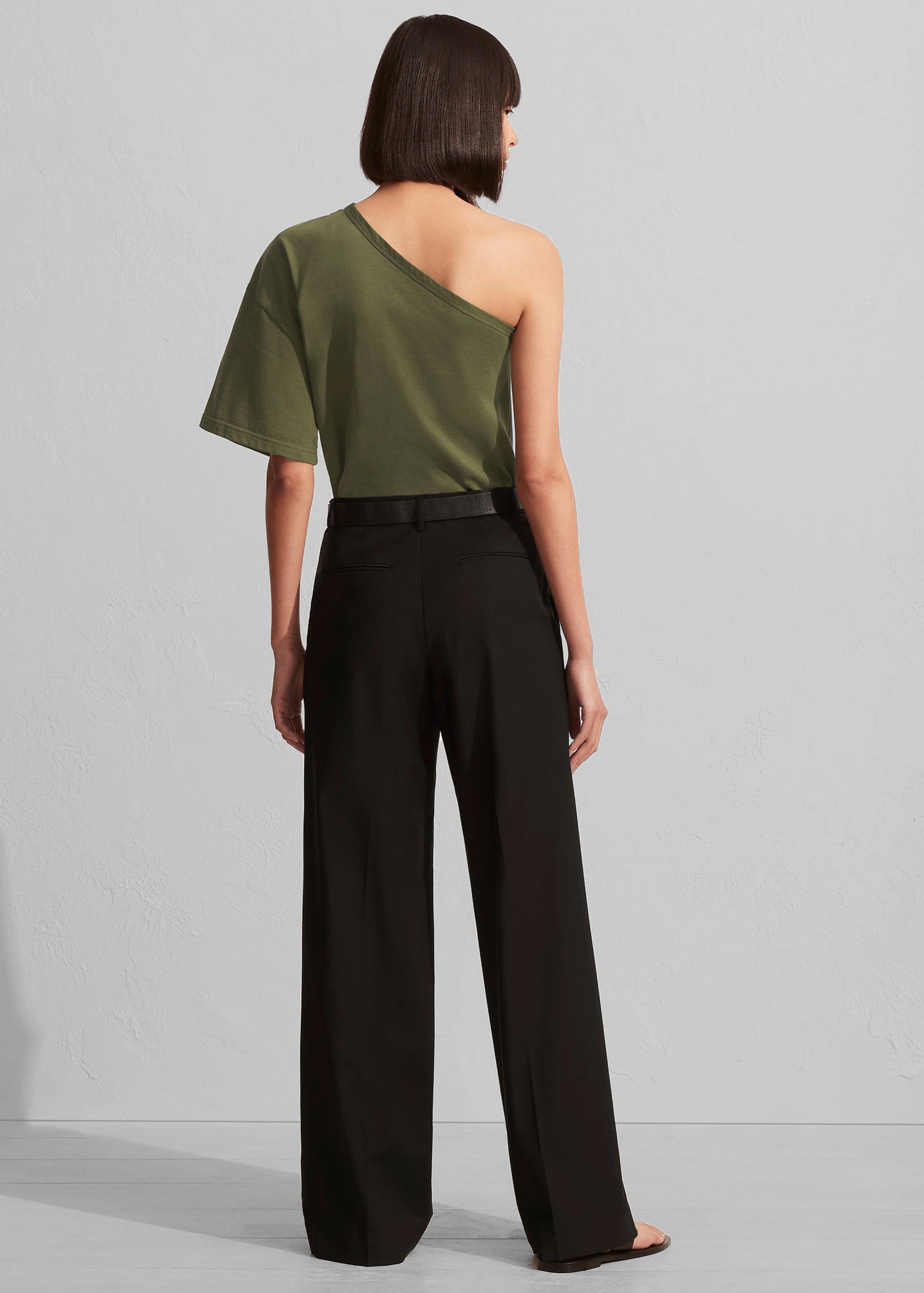 Matteau One Shoulder Tee - Khaki sold by Frankie Shop product image thumbnail 4