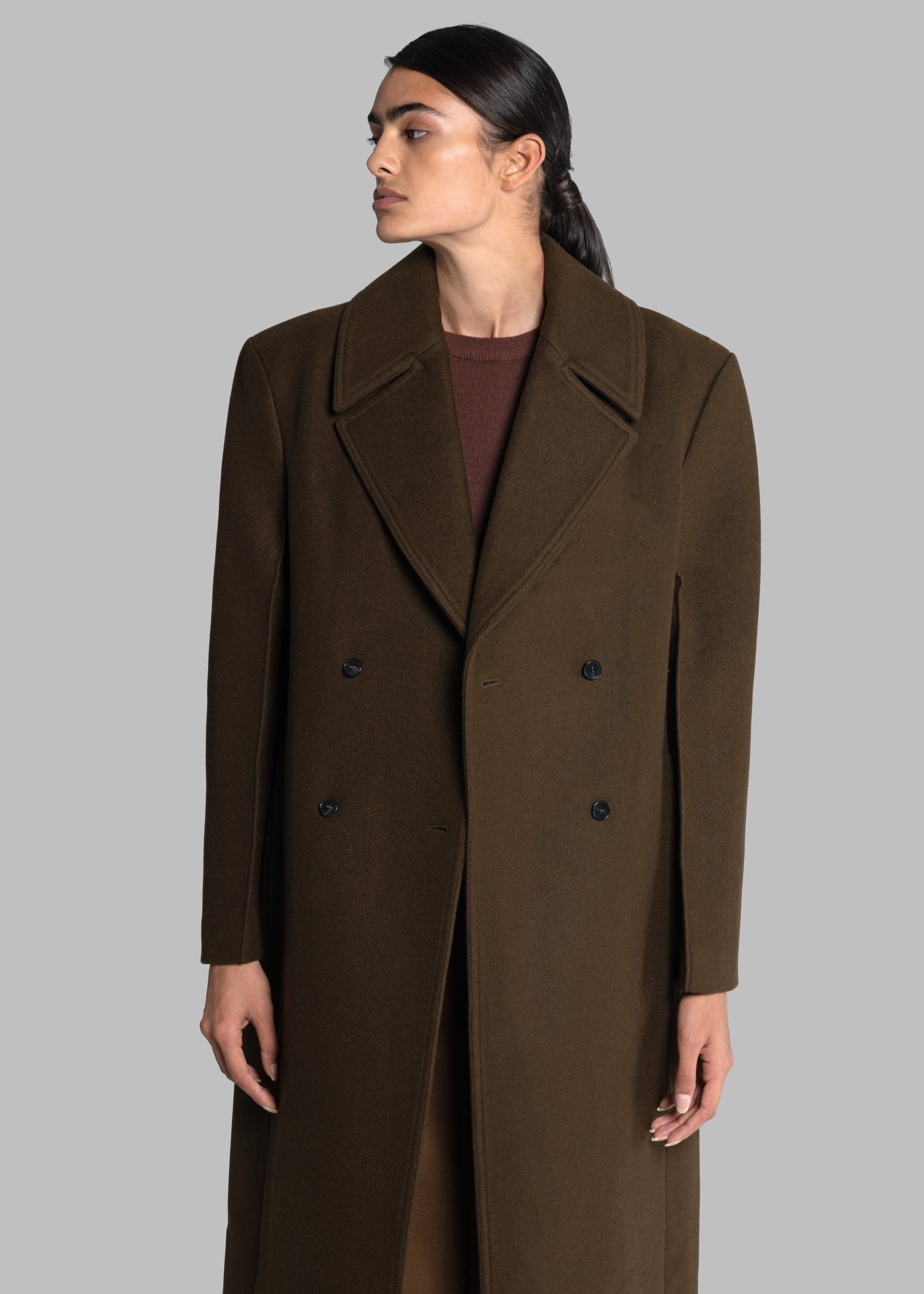 Karli Double Breasted Coat - Brown sold by Frankie Shop product image thumbnail 3