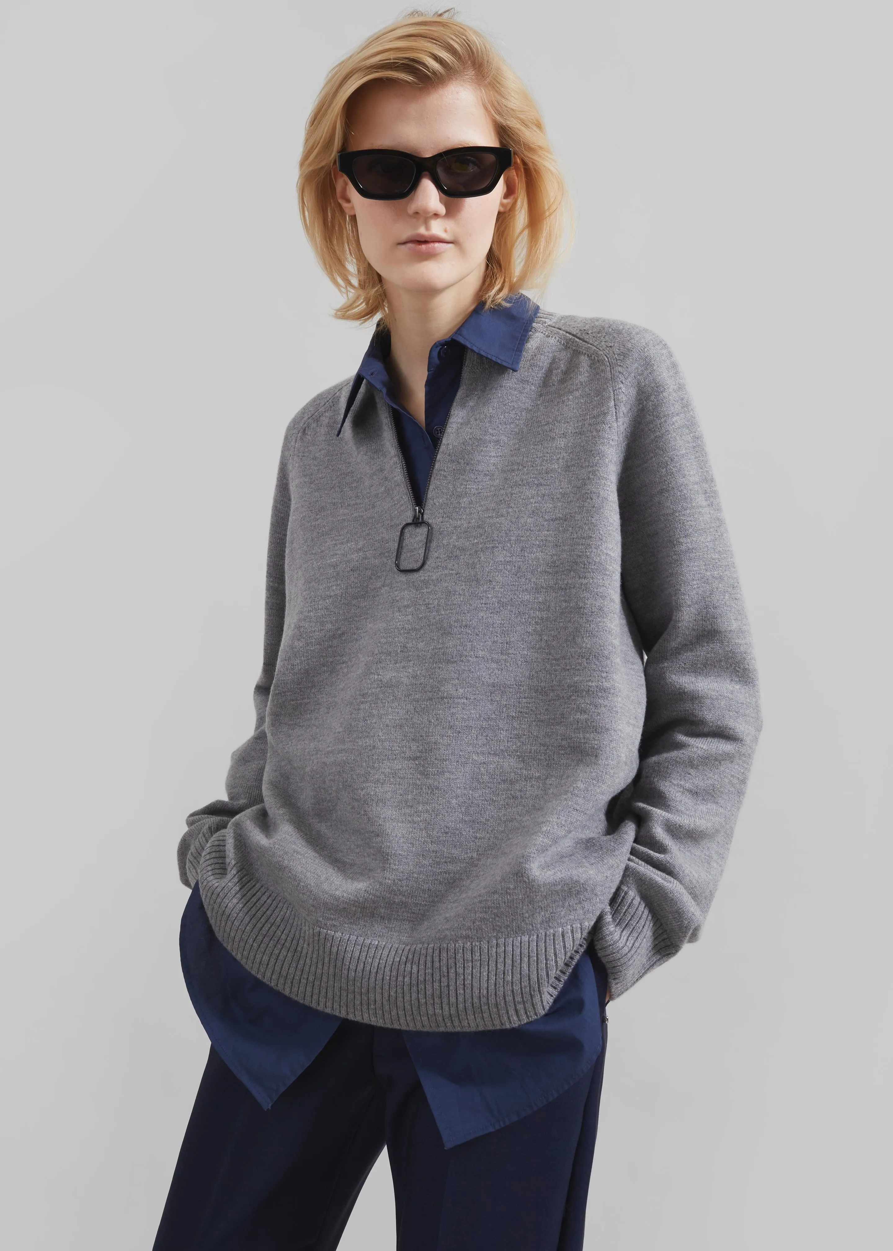 JW Anderson Wire Puller Jumper - Dark Grey sold by Frankie Shop product image thumbnail 4