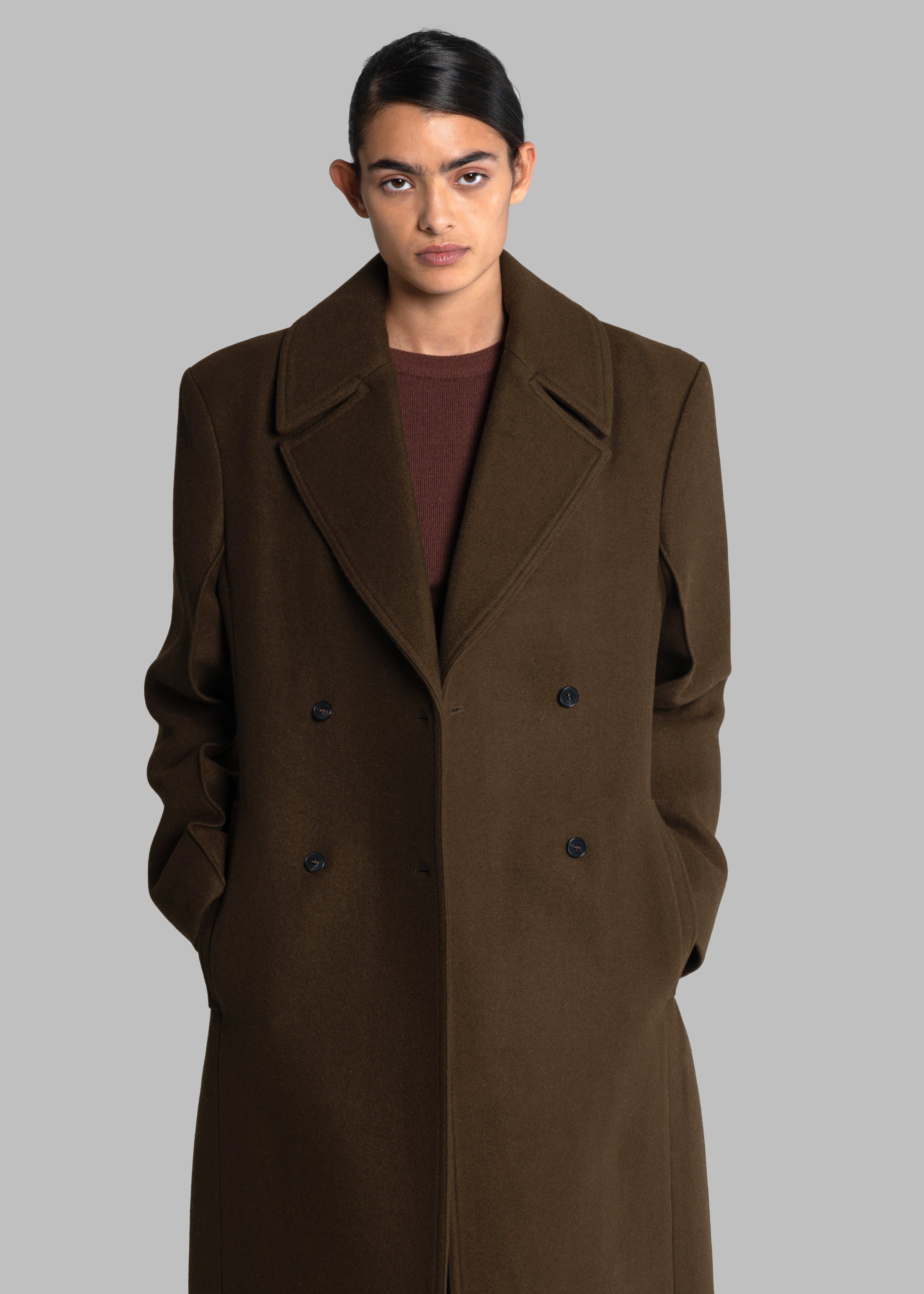 Karli Double Breasted Coat - Brown sold by Frankie Shop product image thumbnail 4