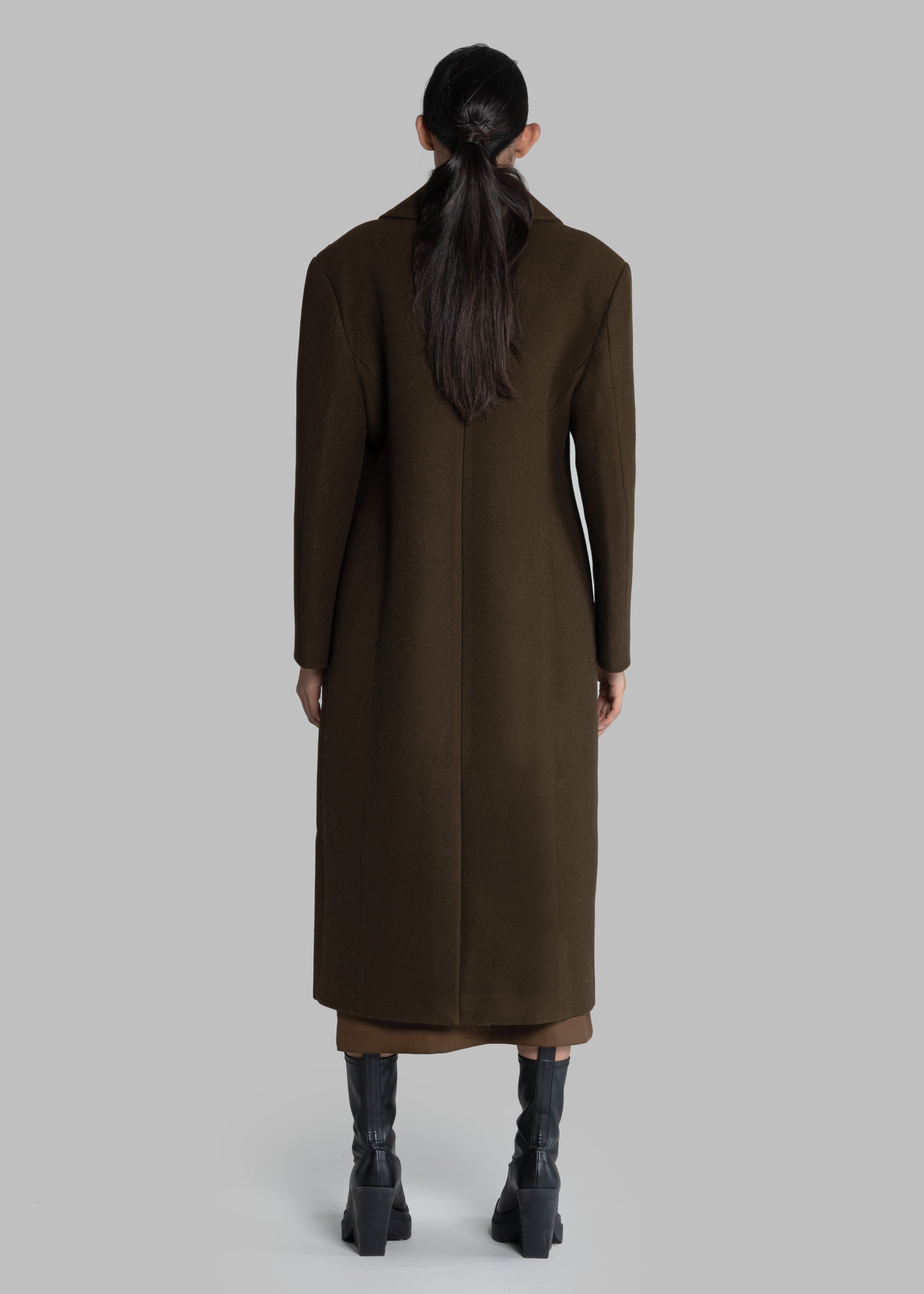 Karli Double Breasted Coat - Brown sold by Frankie Shop product image thumbnail 5