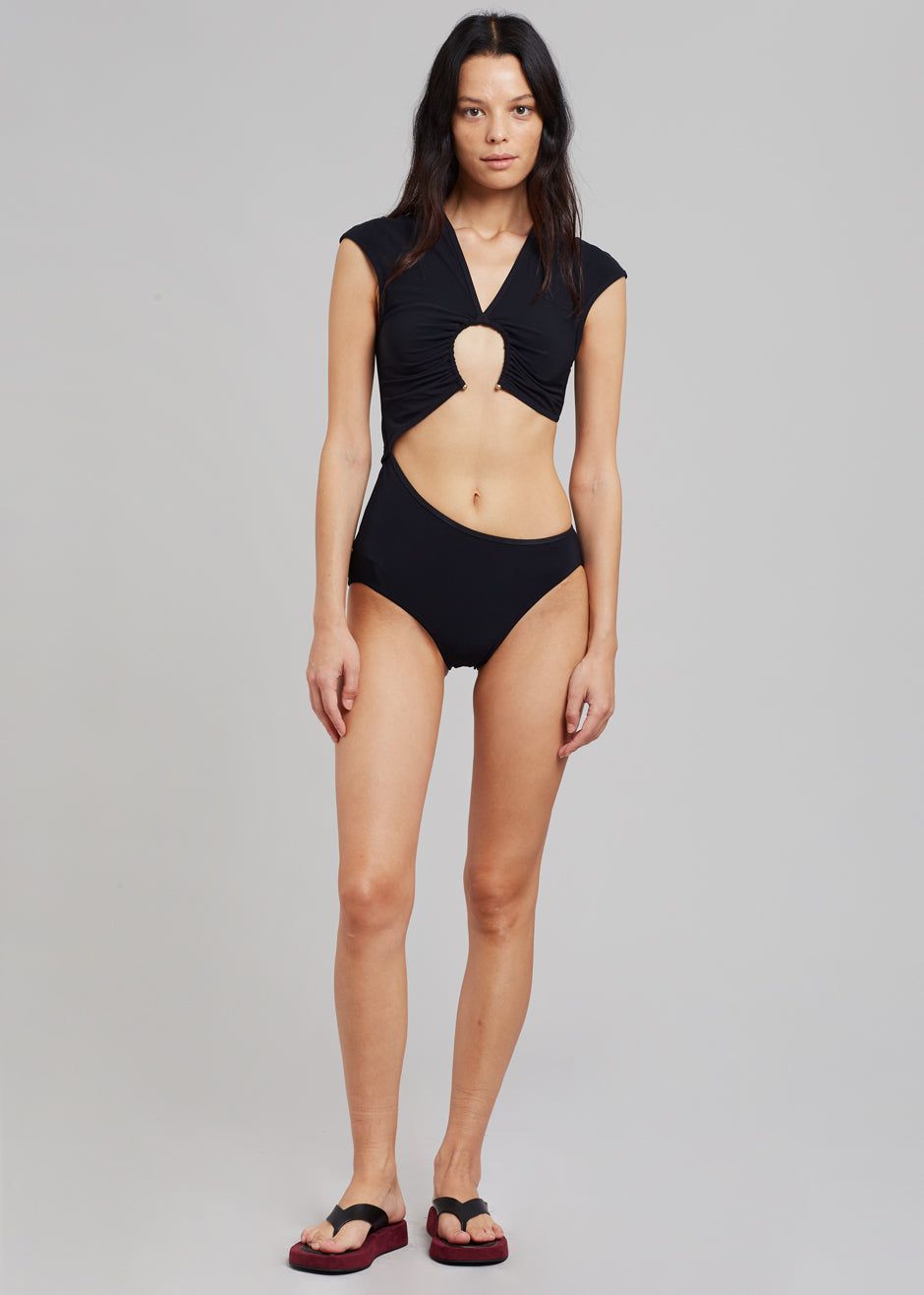 Christopher Esber Pierced Open Torso One Piece - Black sold by Frankie Shop product image thumbnail 5