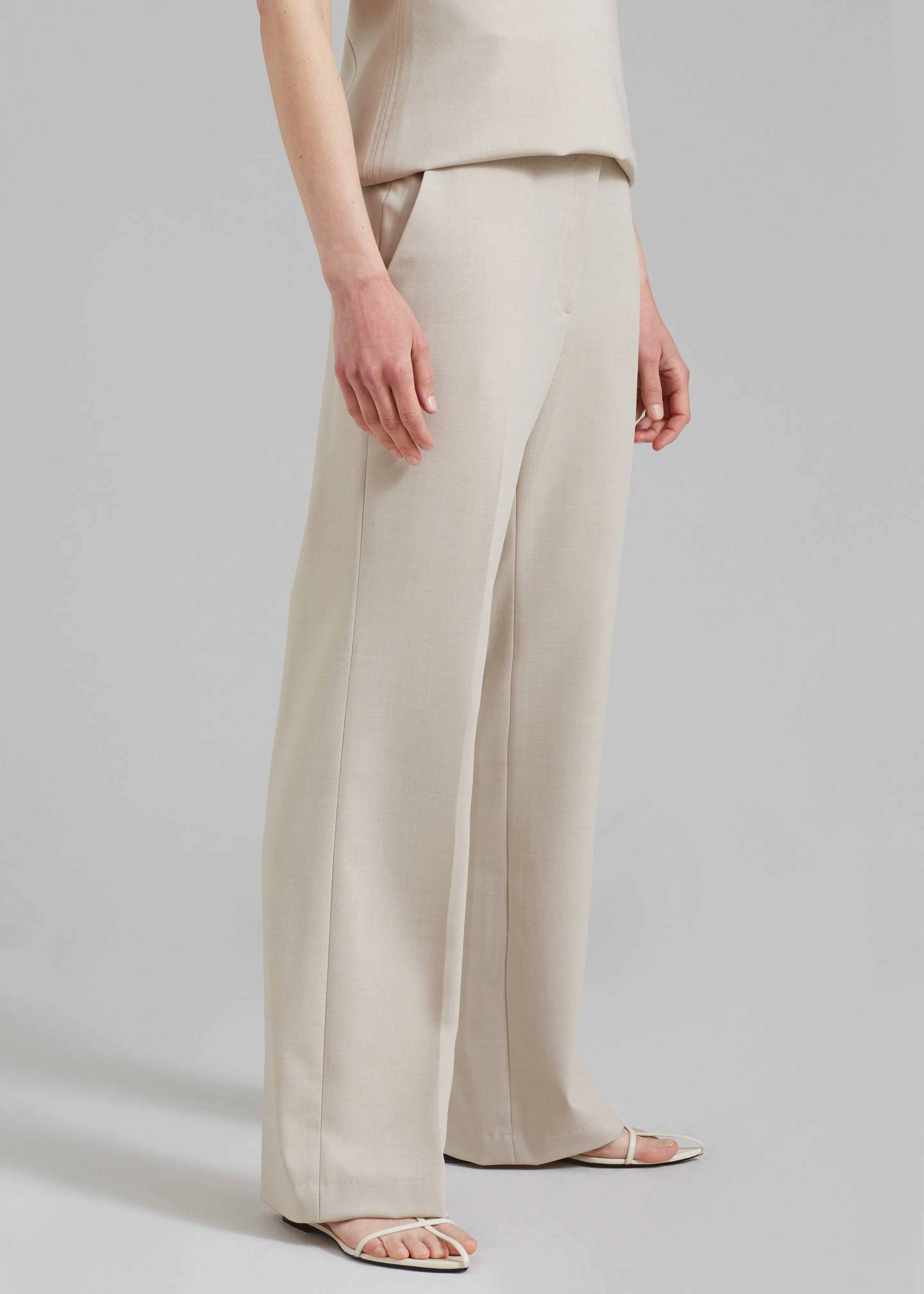 Kit Trousers - Beige sold by Frankie Shop product image thumbnail 5