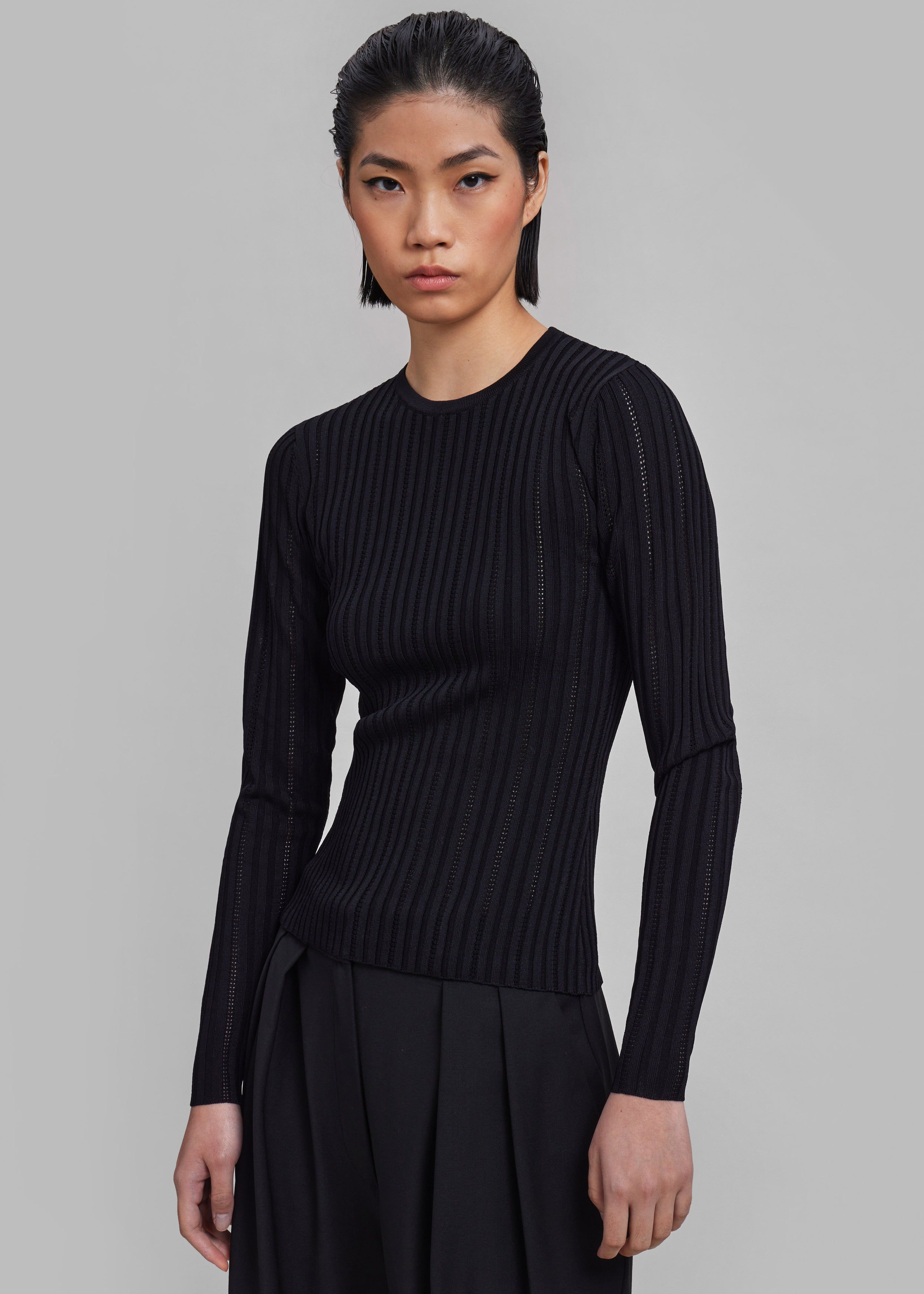 Samsøe Samsøe Lea Crew Neck - Black sold by Frankie Shop