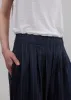 Caden Boxer Trousers - Navy/White Pinstripe sold by Frankie Shop