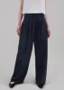 Caden Boxer Trousers - Navy/White Pinstripe sold by Frankie Shop