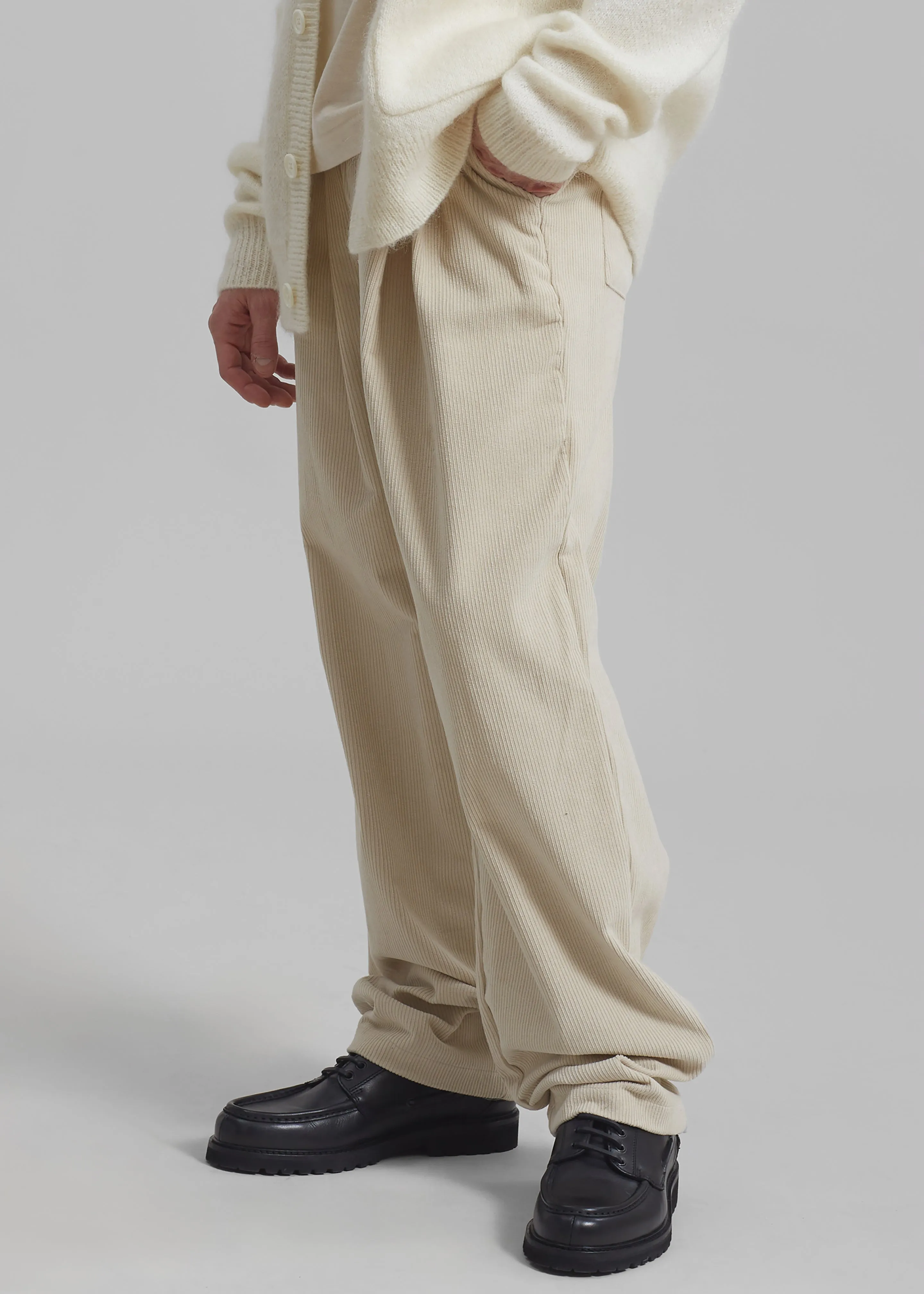 Camden Corduroy Pants - Cream sold by Frankie Shop product image thumbnail 4