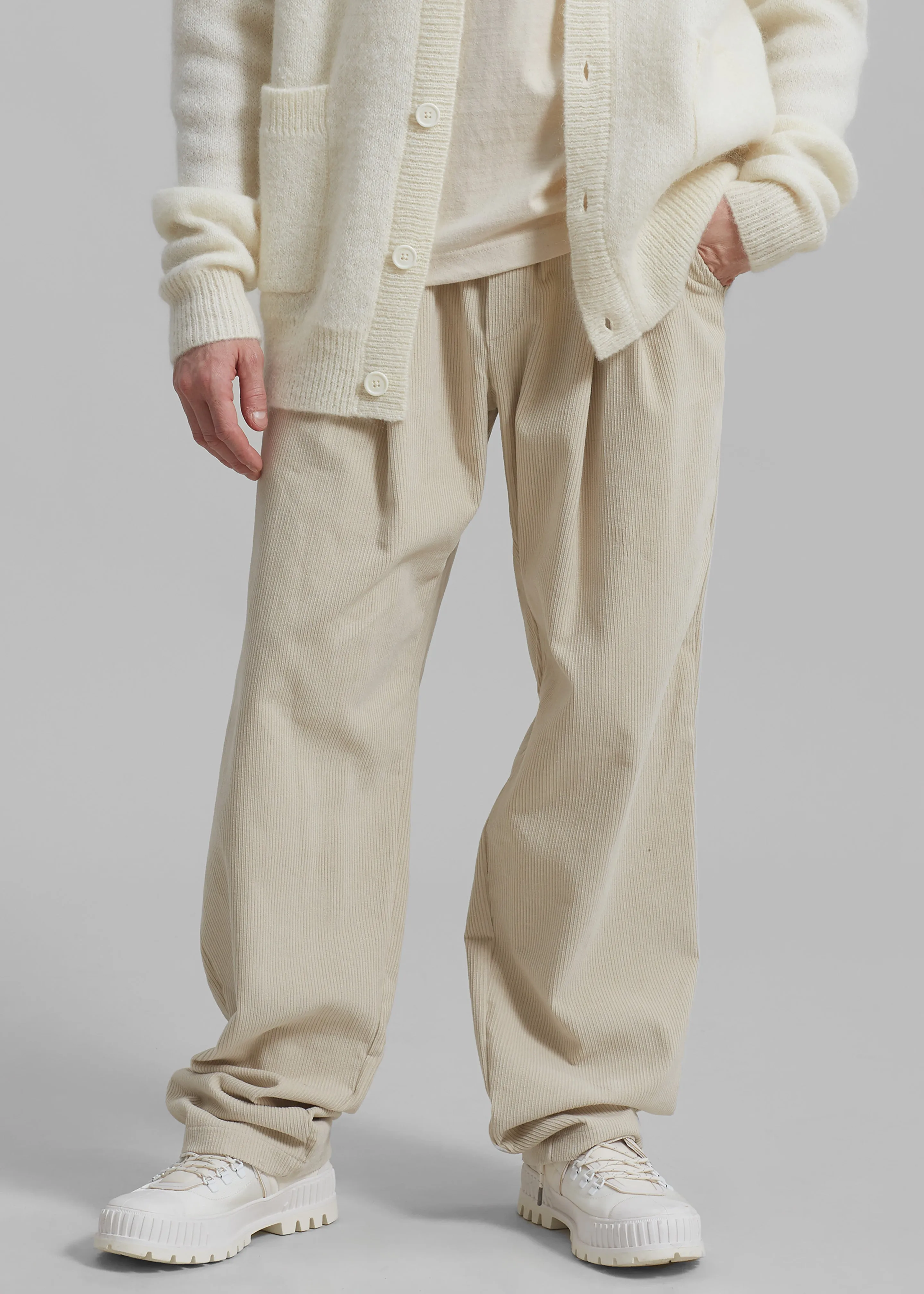 Camden Corduroy Pants - Cream sold by Frankie Shop product image thumbnail 2