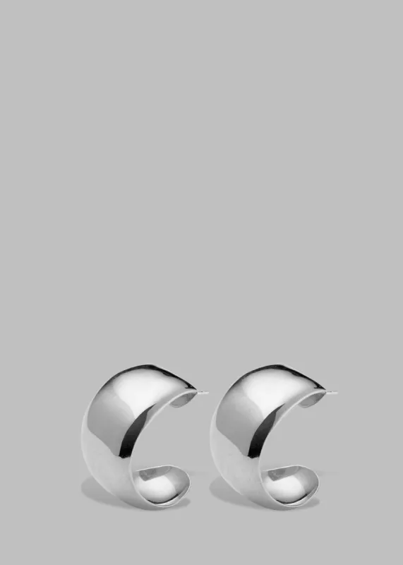 Fay Andrada Koko XS Hoops - Silver made by Frankie Shop
