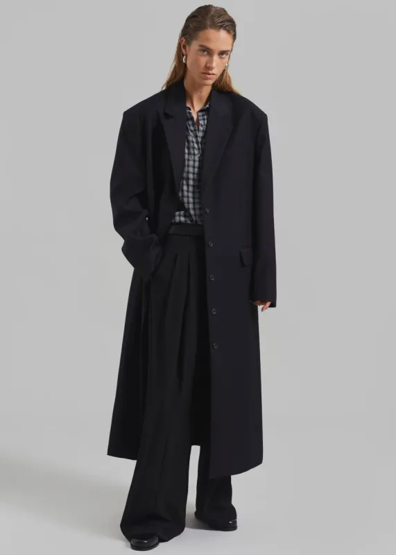 Robinson Long Coat - Black sold by Frankie Shop