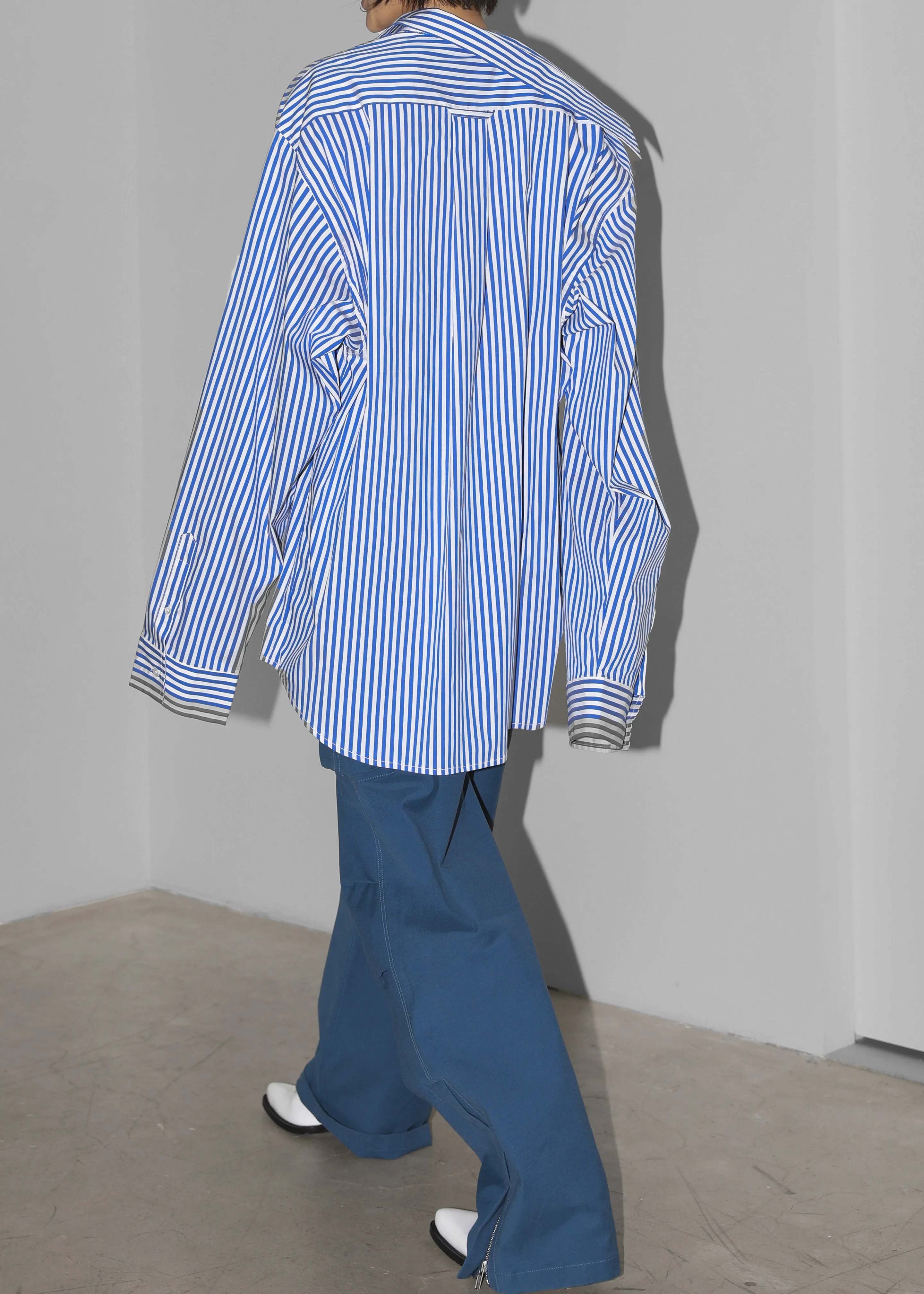 Ida Pocket Shirt - Blue Stripe sold by Frankie Shop product image thumbnail 5