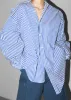 Ida Pocket Shirt - Blue Stripe sold by Frankie Shop