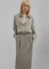 Letty Midi Pencil Skirt - Khaki sold by Frankie Shop