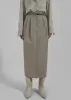 Letty Midi Pencil Skirt - Khaki sold by Frankie Shop