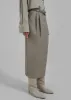 Letty Midi Pencil Skirt - Khaki sold by Frankie Shop