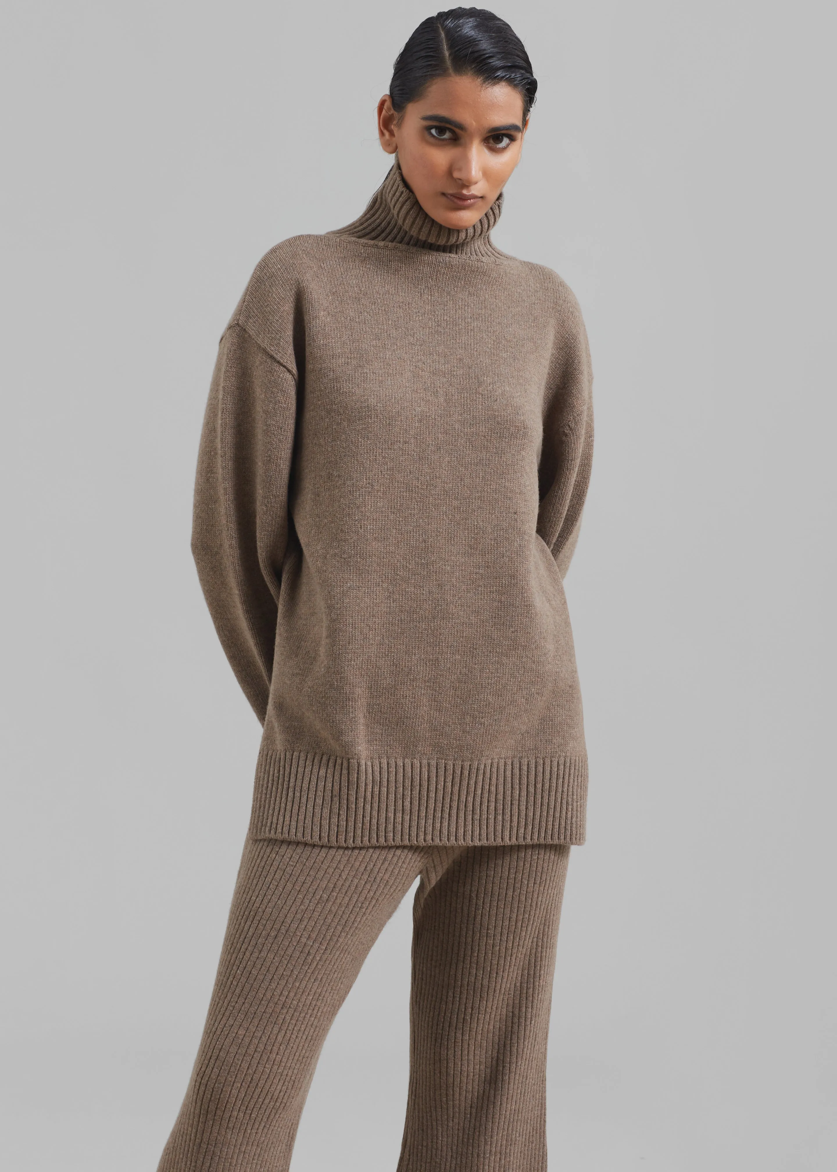 Berkeley Turtleneck - Brown sold by Frankie Shop
