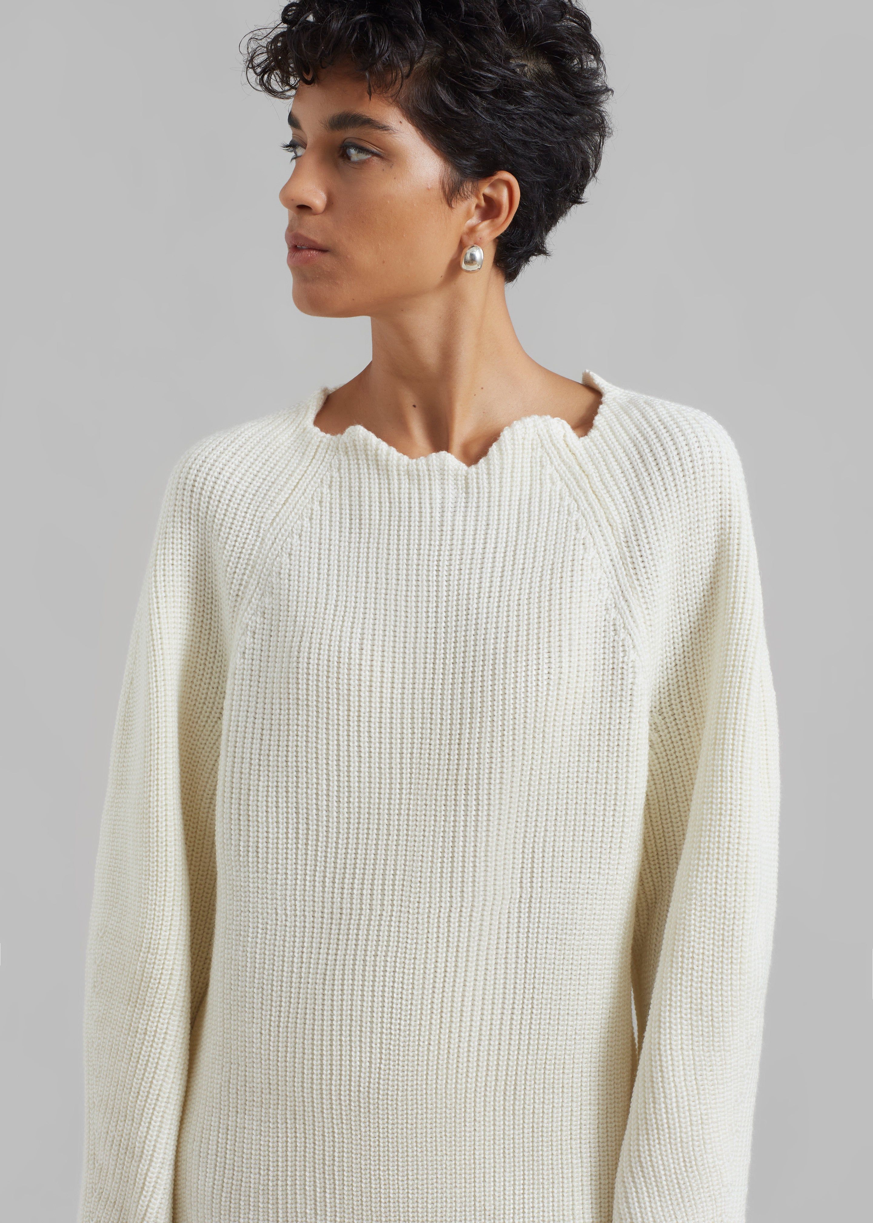 Bevza Egg Long Sweater - Ivory sold by Frankie Shop product image thumbnail 2