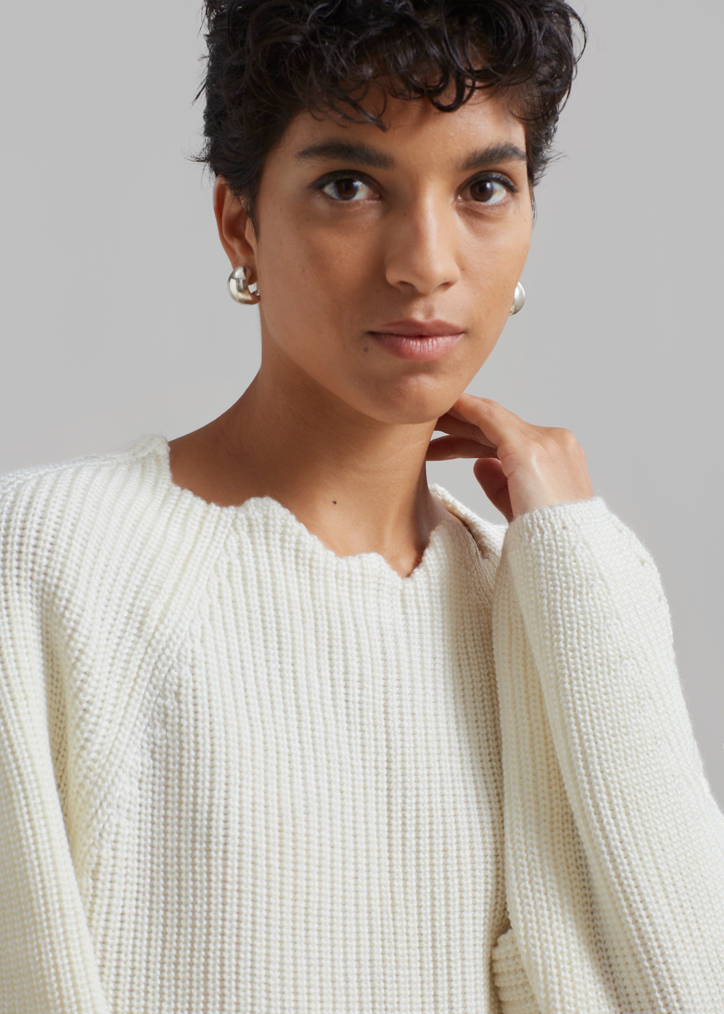 Bevza Egg Long Sweater - Ivory sold by Frankie Shop product image thumbnail 4