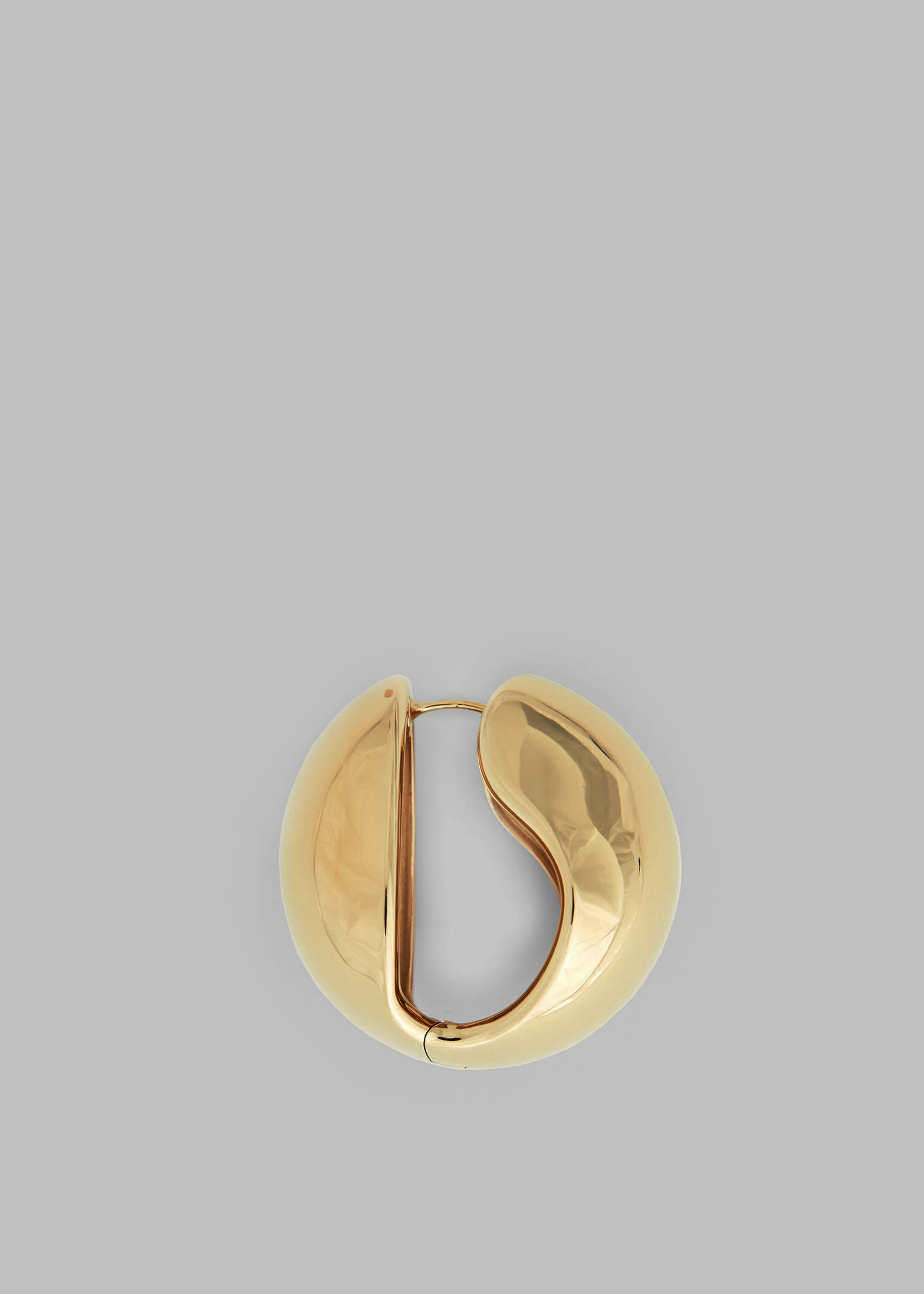 Coperni XL Logo Creole Earrings - Gold | Parallel