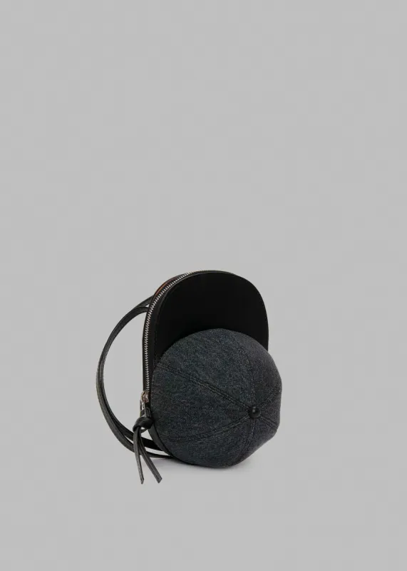 JW Anderson Nano Cap Bag - Denim Grey made by Frankie Shop