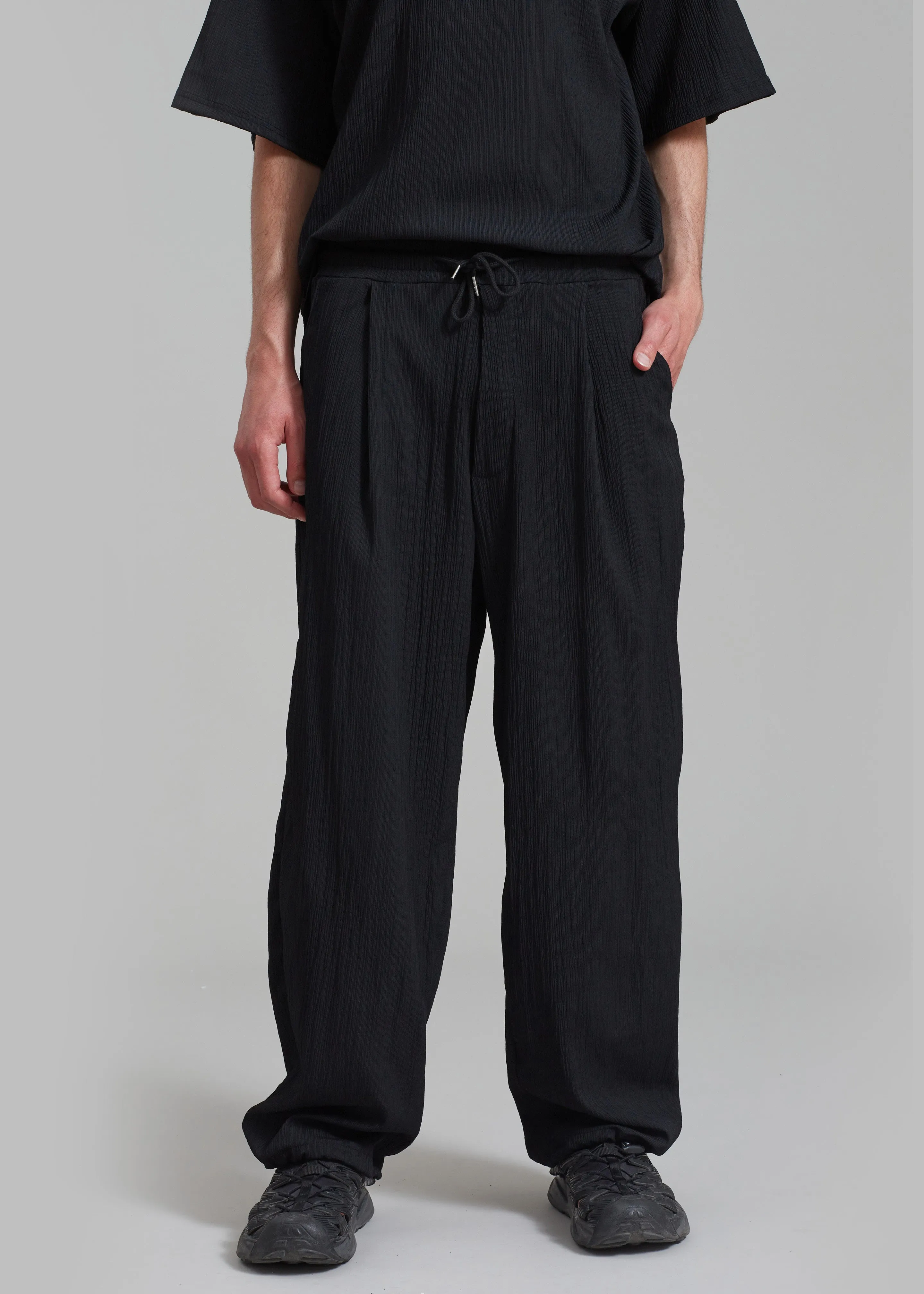 Eliott Crinkle Pants - Black sold by Frankie Shop product image thumbnail 2