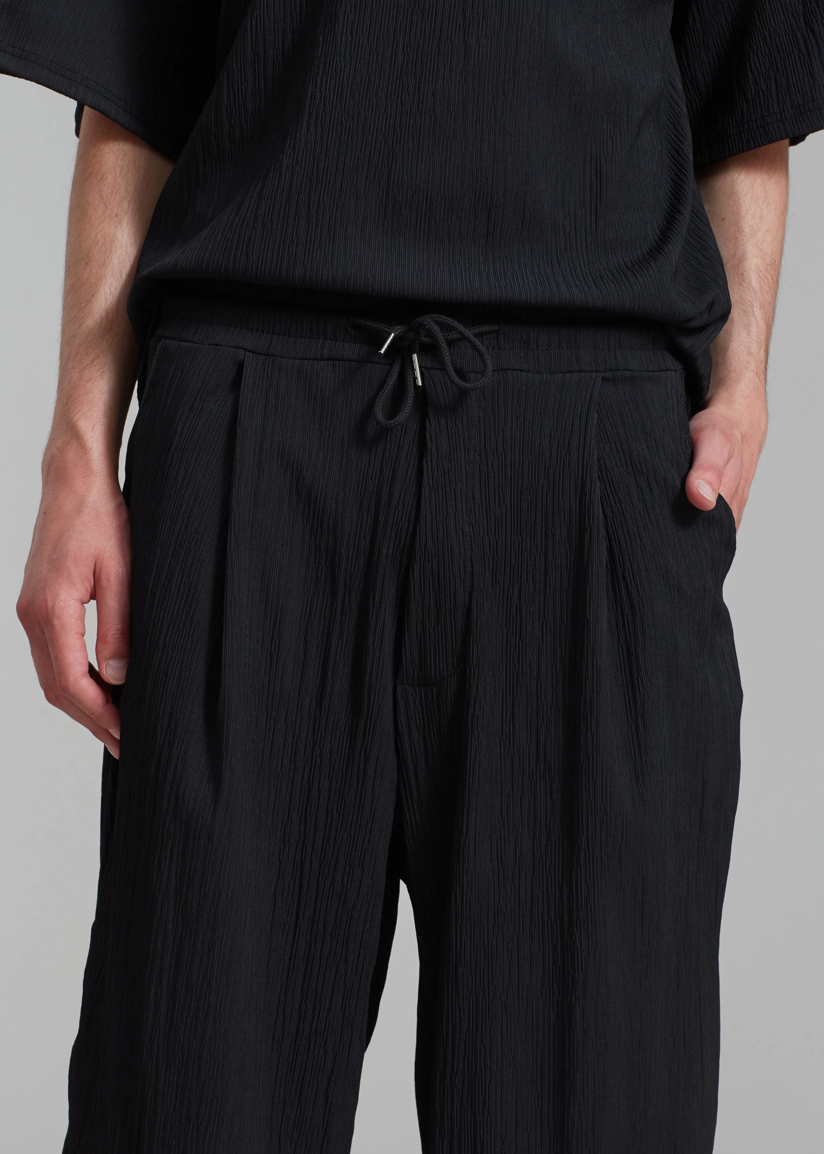 Eliott Crinkle Pants - Black sold by Frankie Shop product image thumbnail 3