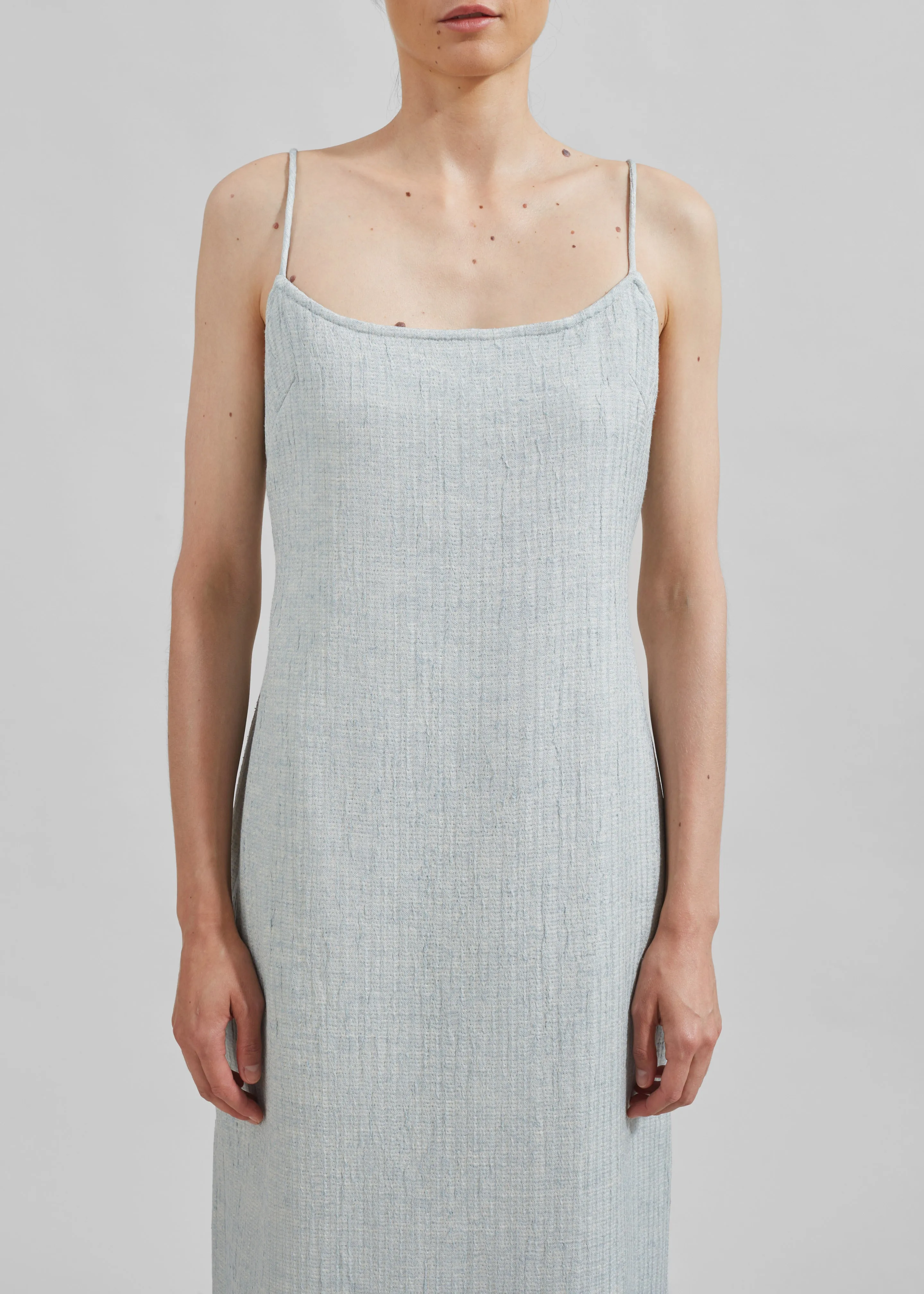 Matin Lucca Backless Dress - Pale Blue sold by Frankie Shop product image thumbnail 4
