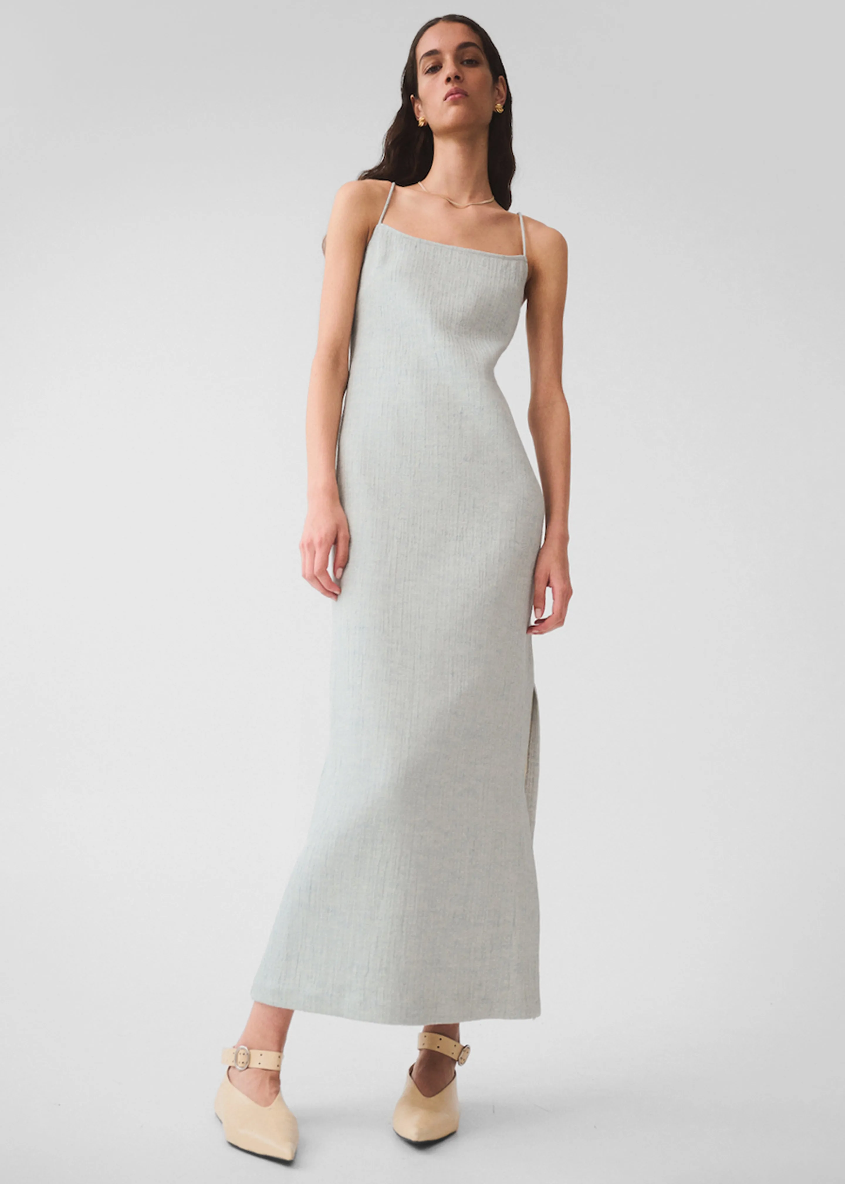 Matin Lucca Backless Dress - Pale Blue sold by Frankie Shop product image thumbnail 2
