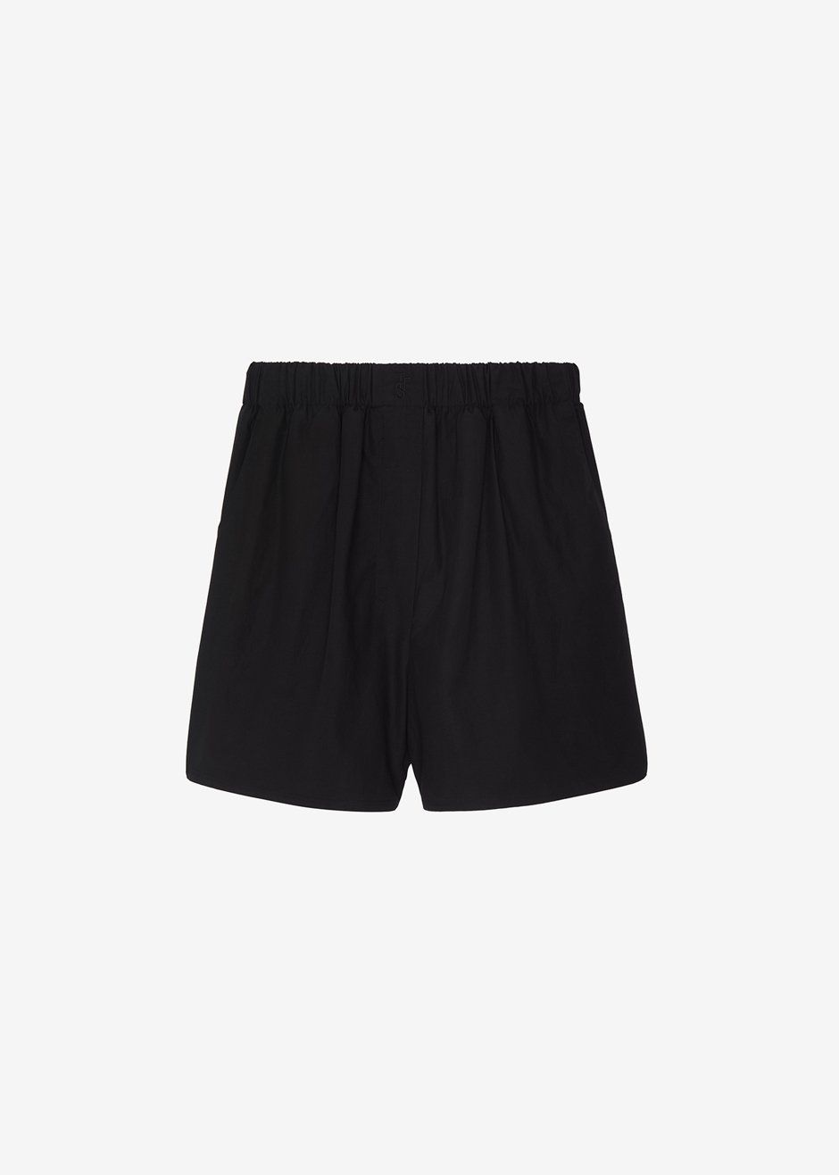 Lui Cotton Boxer Short - Black sold by Frankie Shop product image thumbnail 9