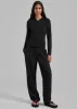 Esse Studios Odessa V Top - Black sold by Frankie Shop
