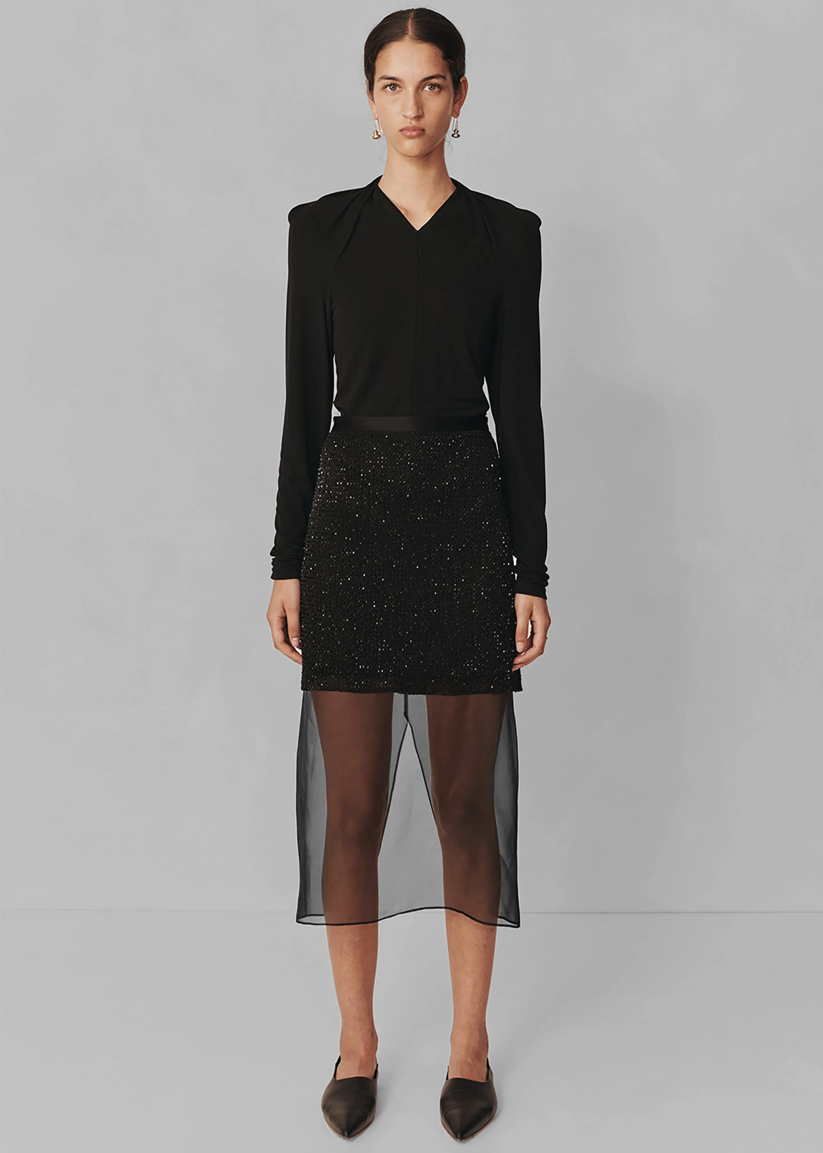 Esse Studios Odessa V Top - Black sold by Frankie Shop product image thumbnail 4