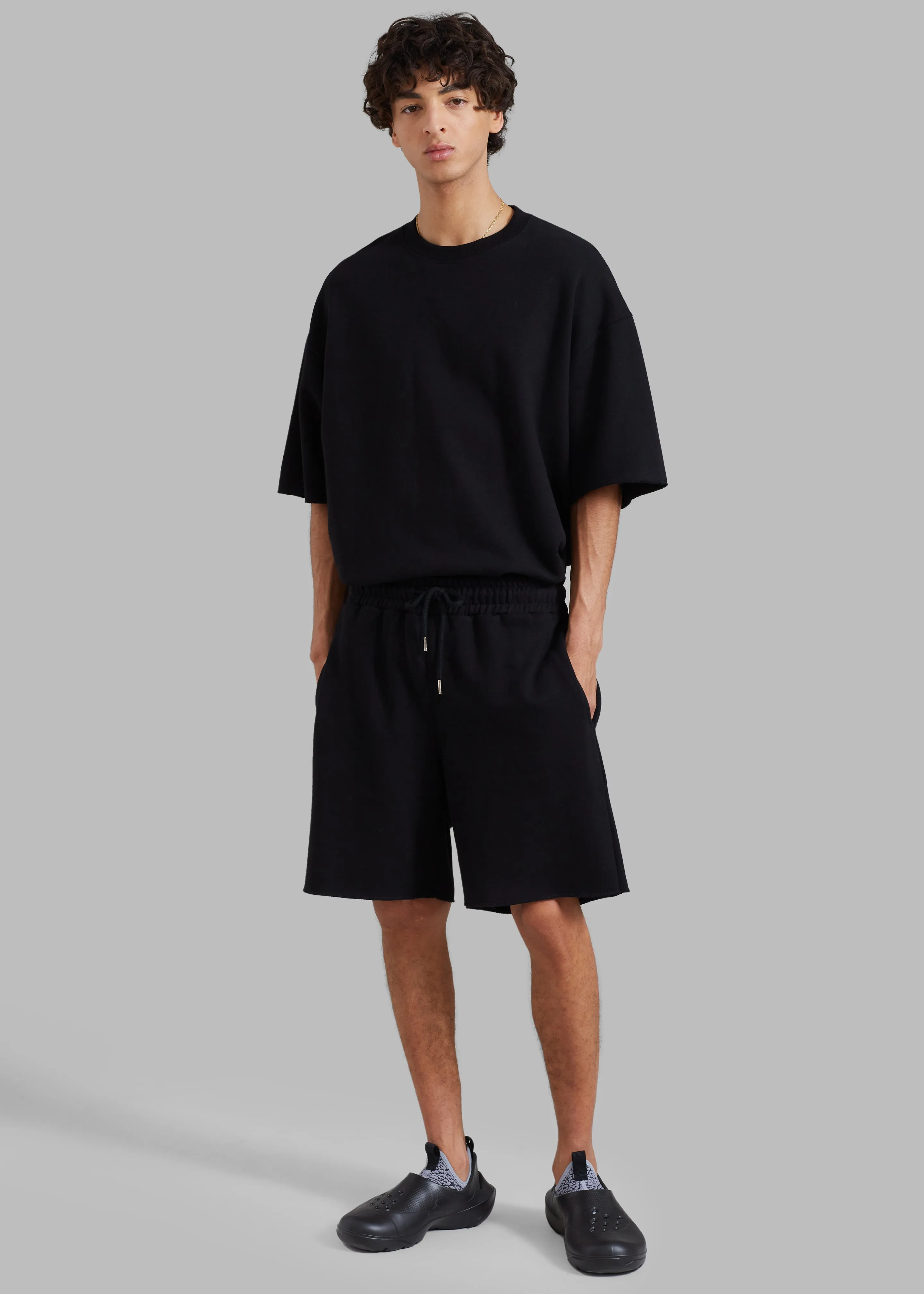 Mason Sweatshorts - Black sold by Frankie Shop product image thumbnail 5