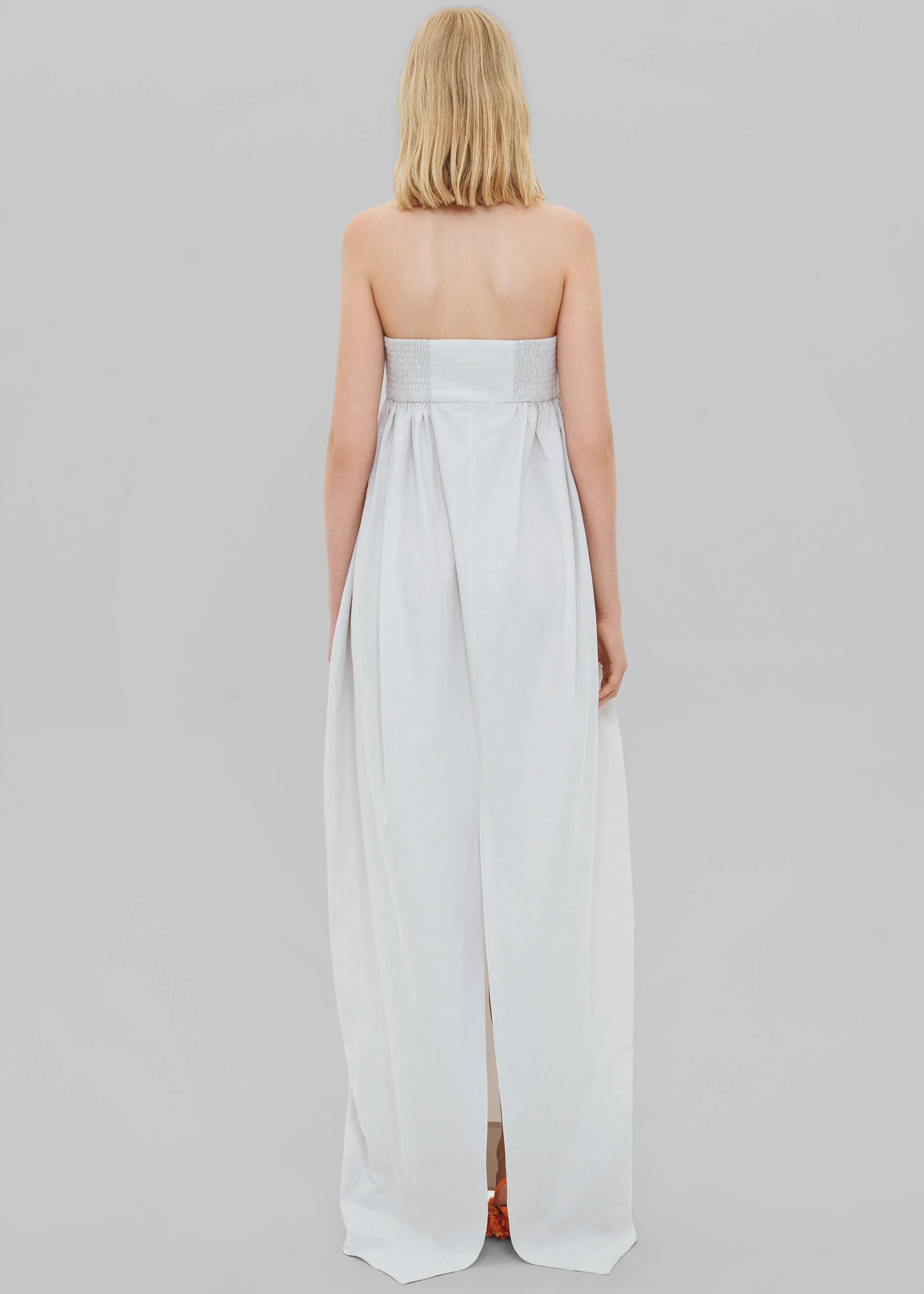 Bevza Balloon Long Dress - Light Grey sold by Frankie Shop product image thumbnail 3