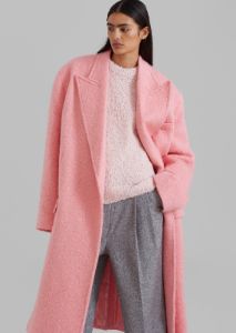 John Oversized Coat - Pink | Parallel