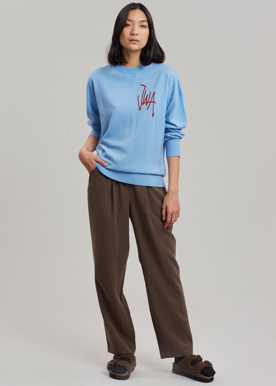 JW Anderson JWA Crewneck Jumper - Light Blue sold by Frankie Shop product image thumbnail 2