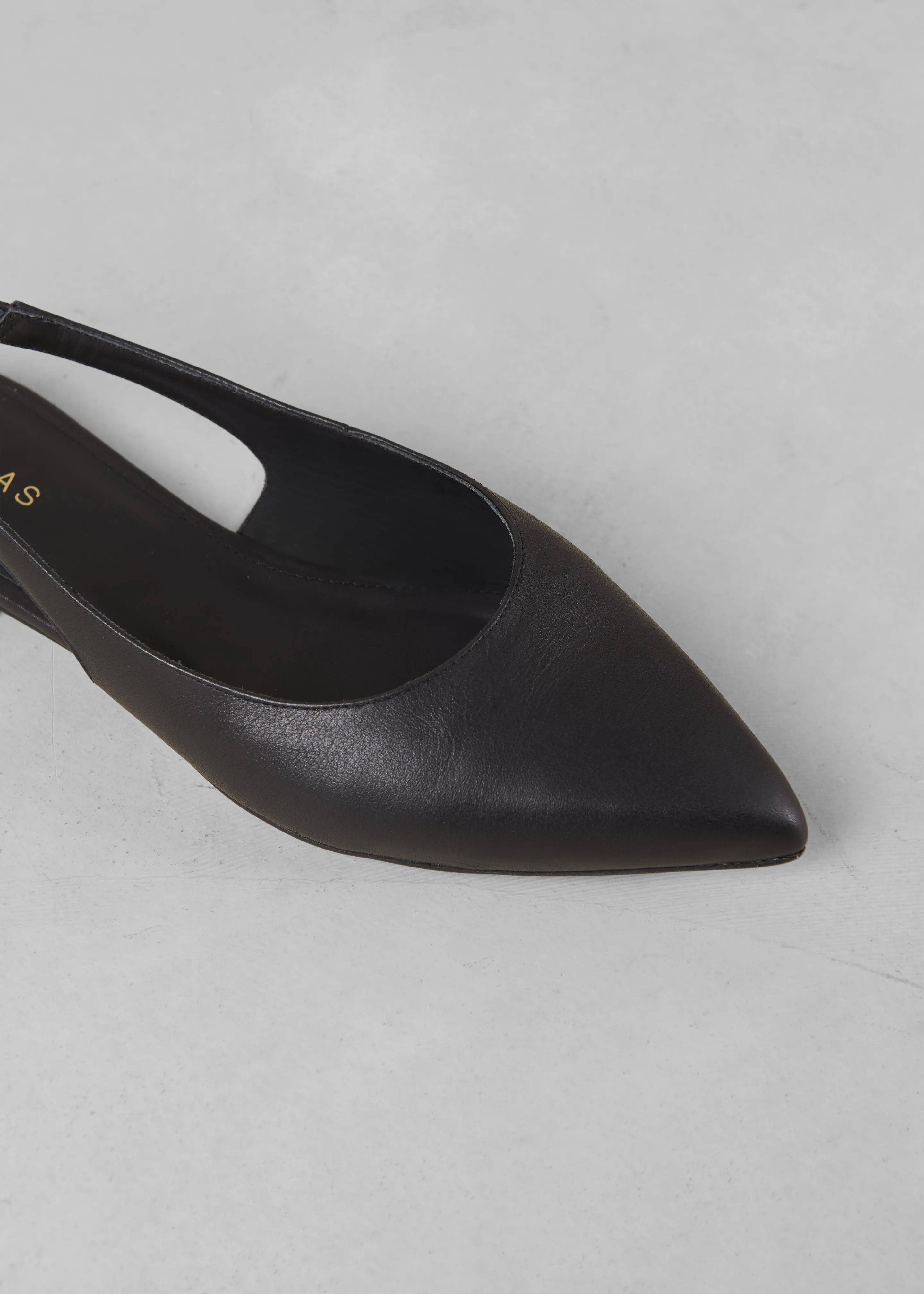 Alohas Ribbon Black Leather Ballet Flats - Black sold by Frankie Shop product image thumbnail 4