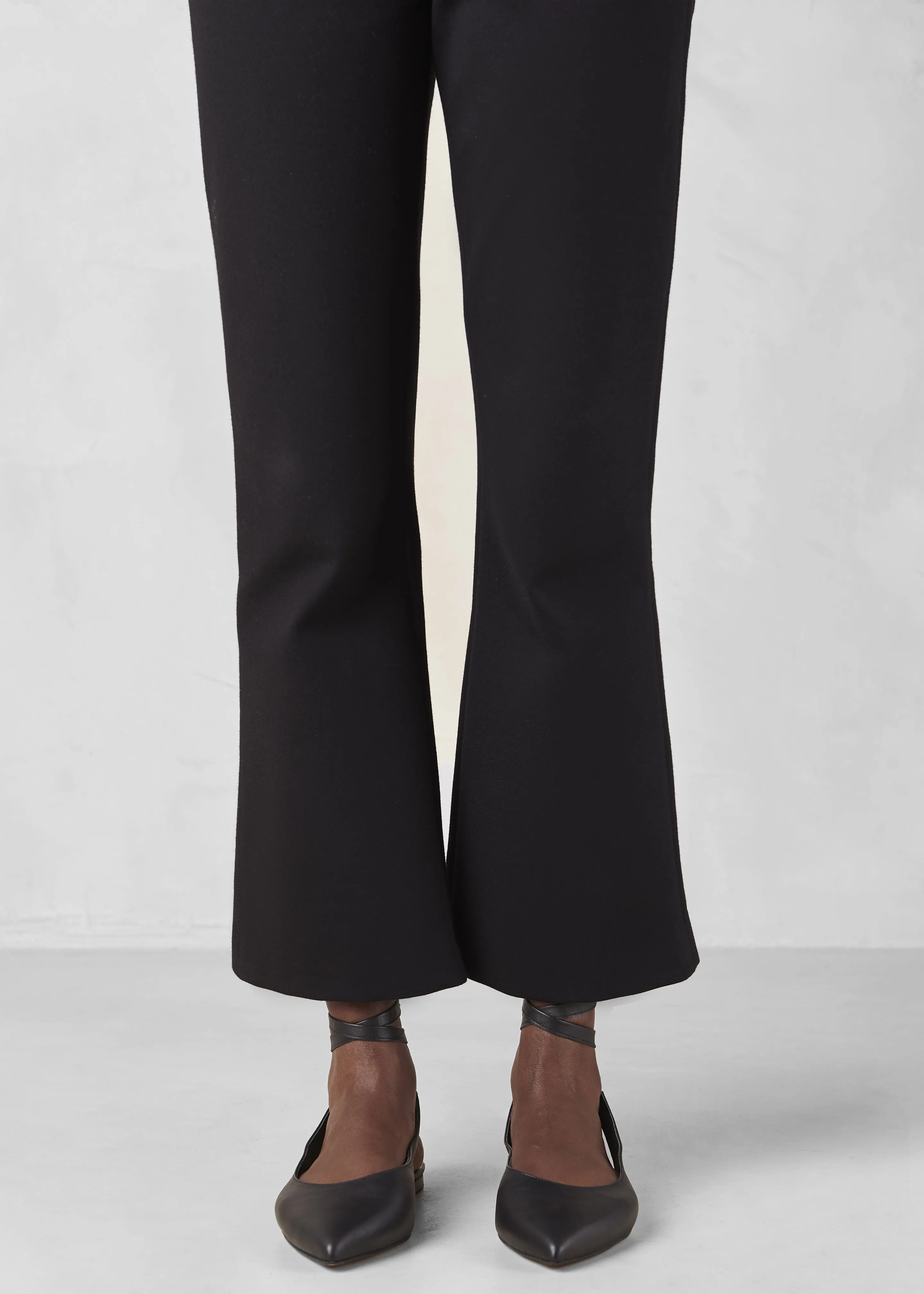 Alohas Ribbon Black Leather Ballet Flats - Black sold by Frankie Shop product image thumbnail 5