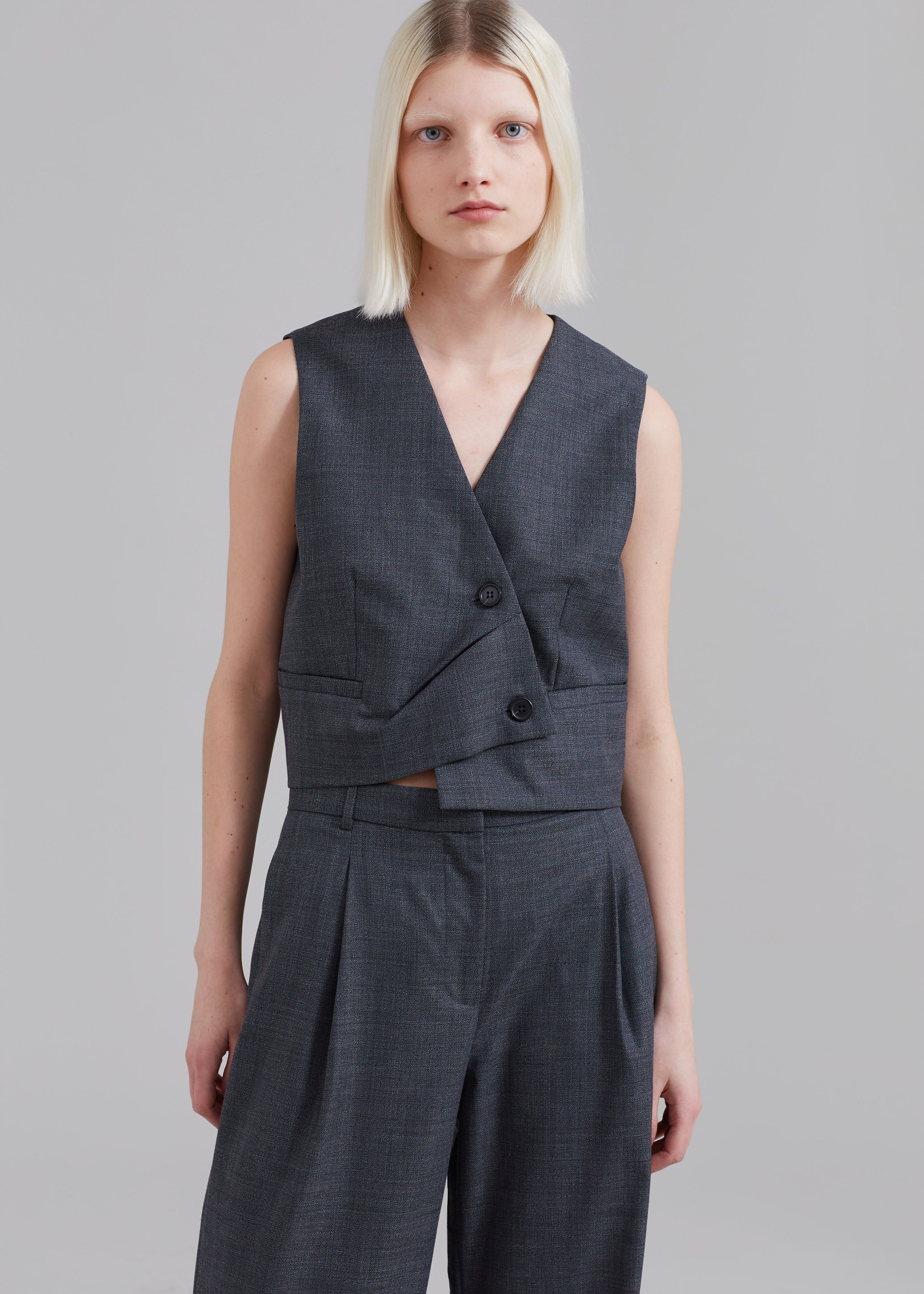 The Garment Windsor Vest - Grey Melange sold by Frankie Shop product image thumbnail 3